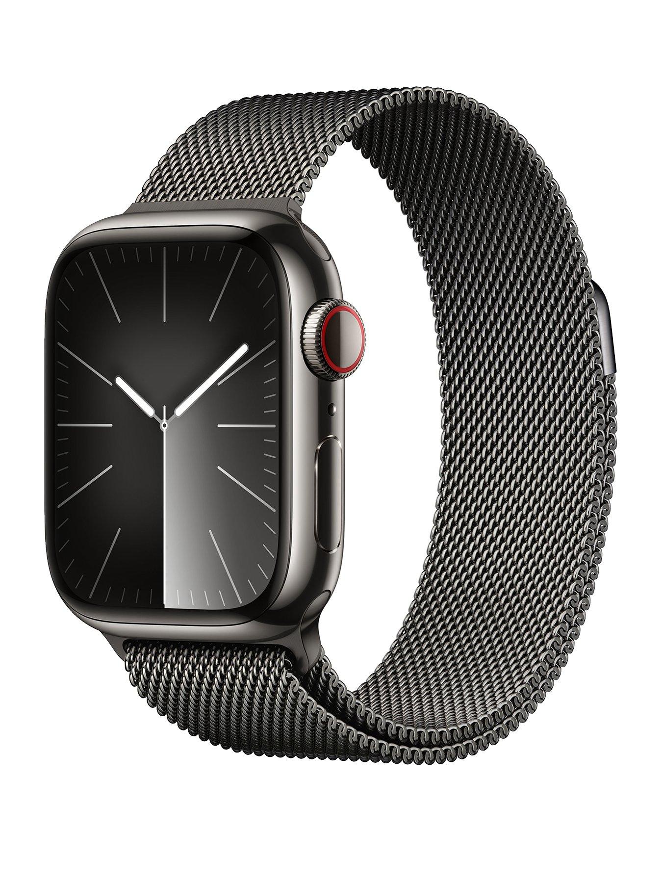 Apple black stainless steel hot sale band