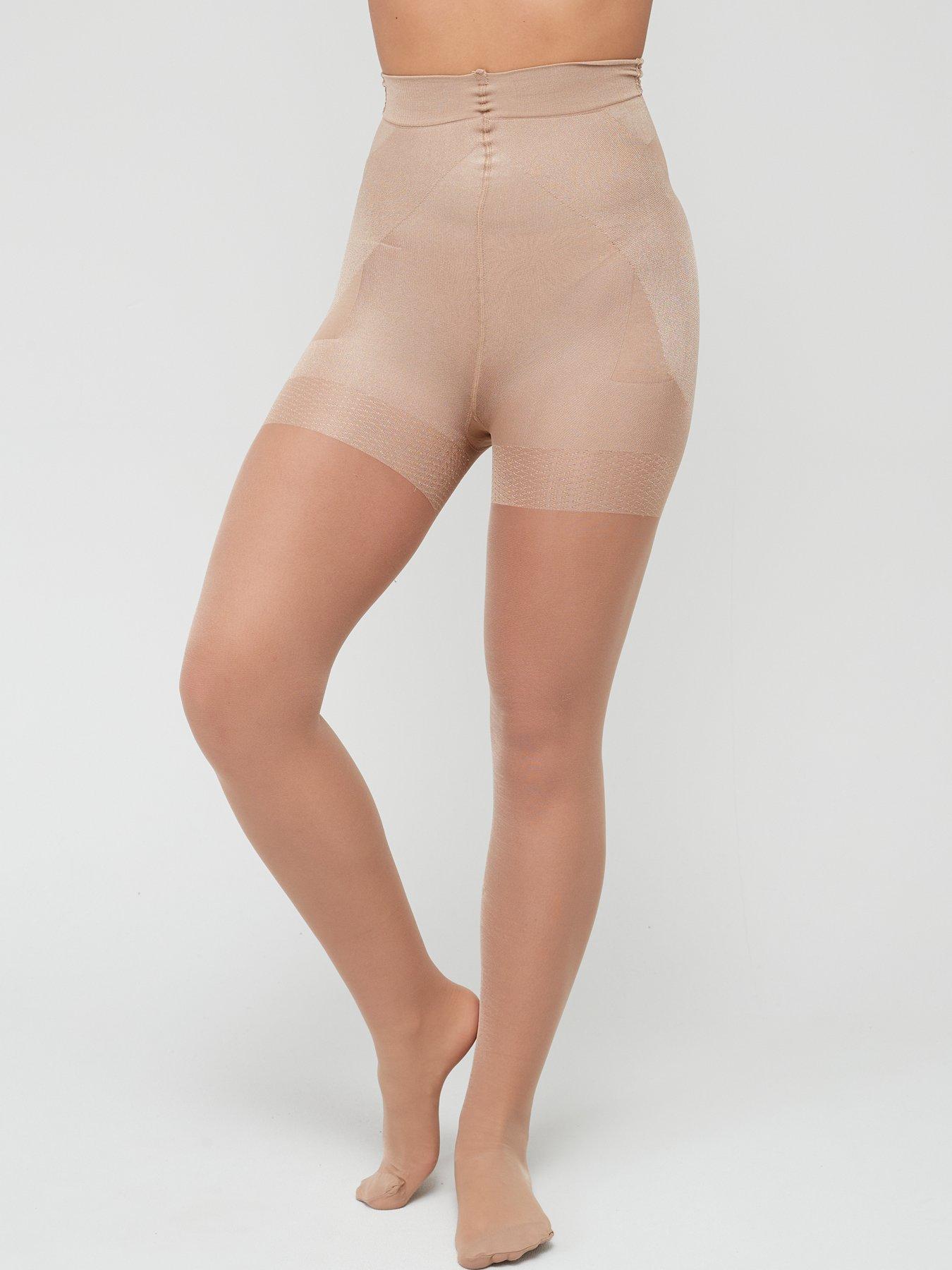 v-by-very-2-pack-bum-tum-thigh-sheer-tights-shiny-tanstillFront