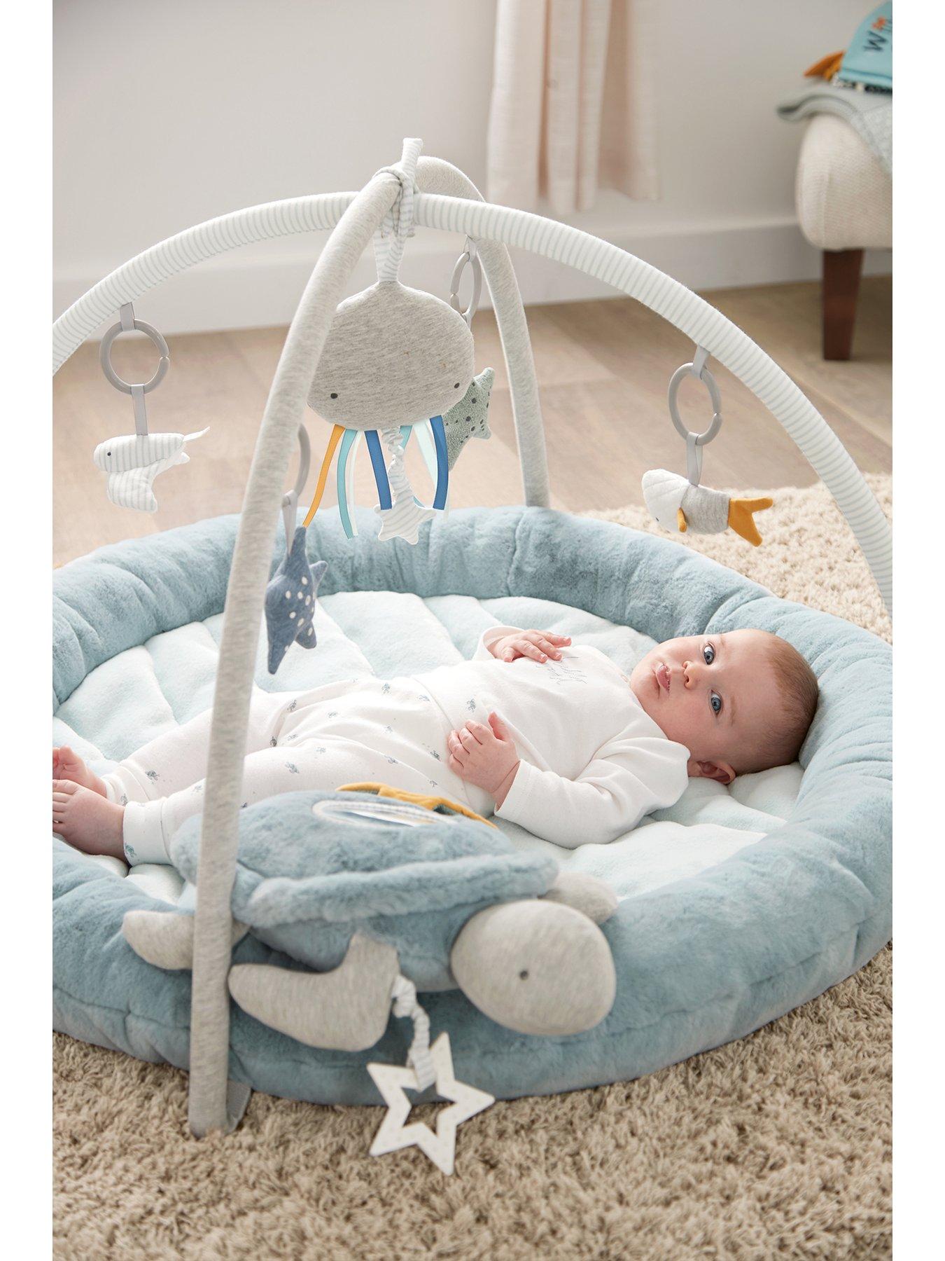 Image 3 of 4 of Mamas & Papas Welcome to the World Playmat- Blue