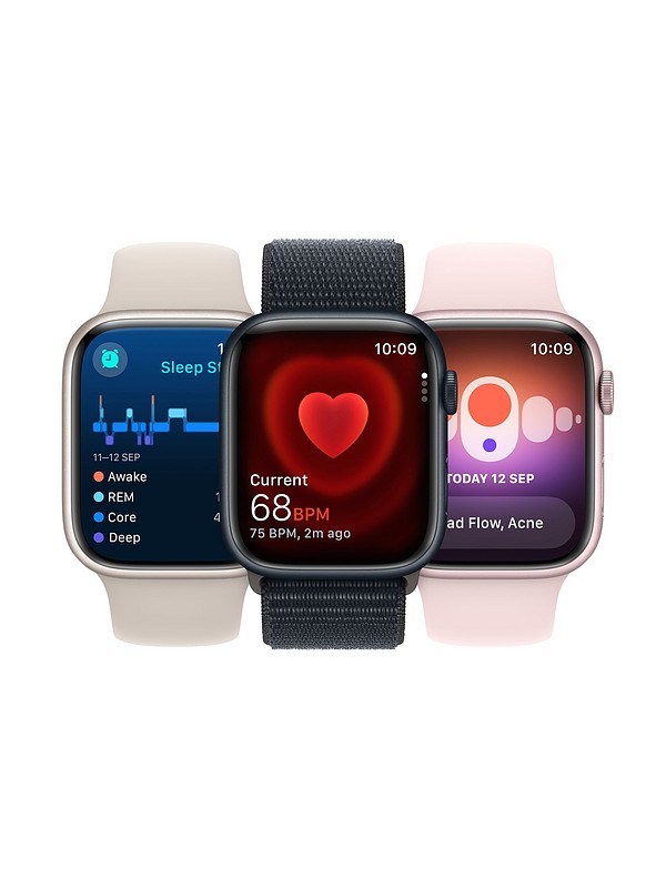 Apple Watch Series 9 (GPS), 41mm (PRODUCT)RED Aluminium Case with  (PRODUCT)RED Sport Band