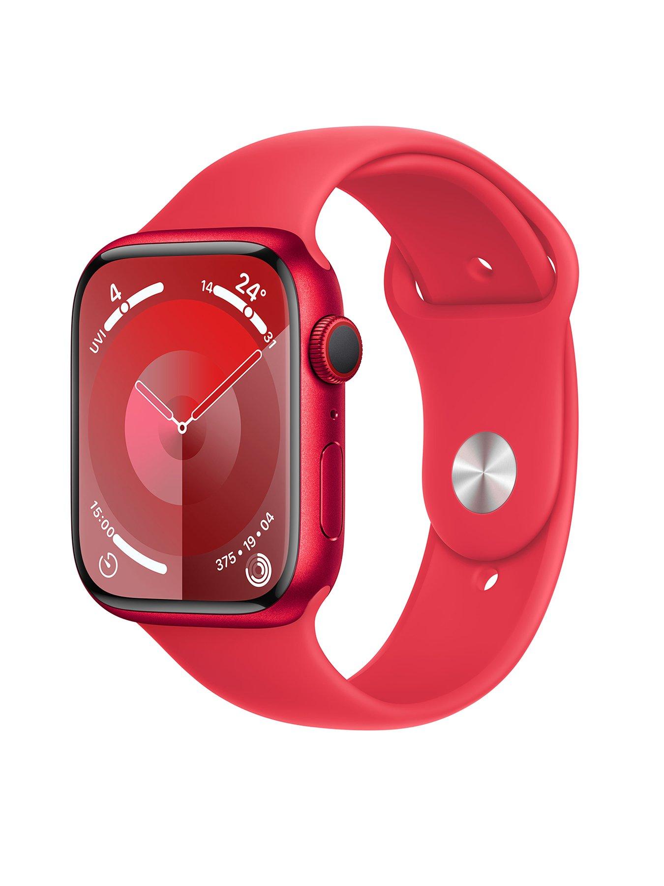 Apple Watch Series 9 (GPS), 41mm (PRODUCT)RED Aluminium Case with  (PRODUCT)RED Sport Band