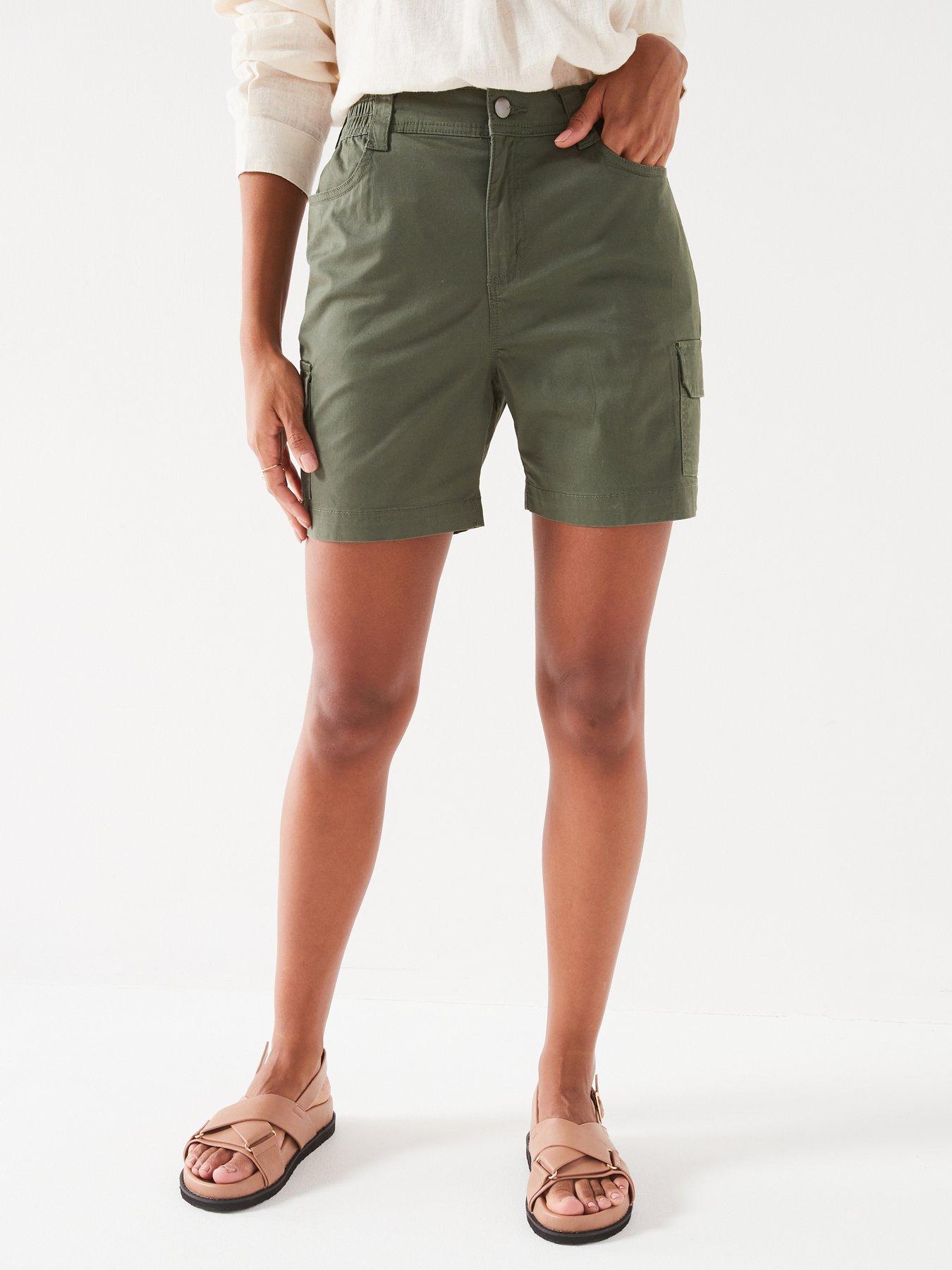 V by Very Cargo Chino Shorts - Khaki