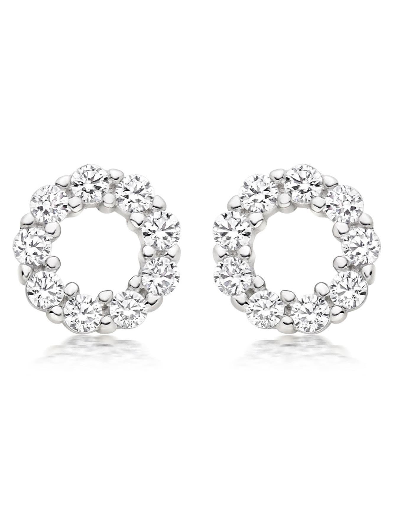 beaverbrooks-sterling-silver-cubic-zirconia-circle-stud-earringsback