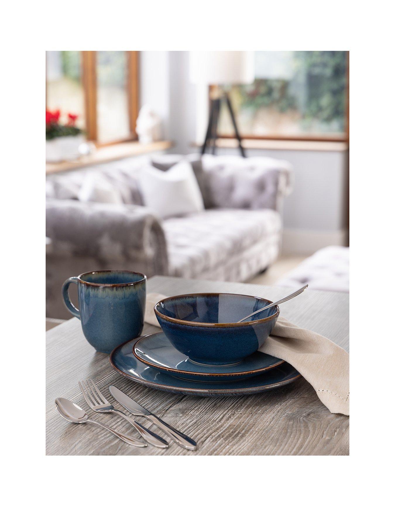 Mason Cash Reactive Set of 4 Bowls – Blue