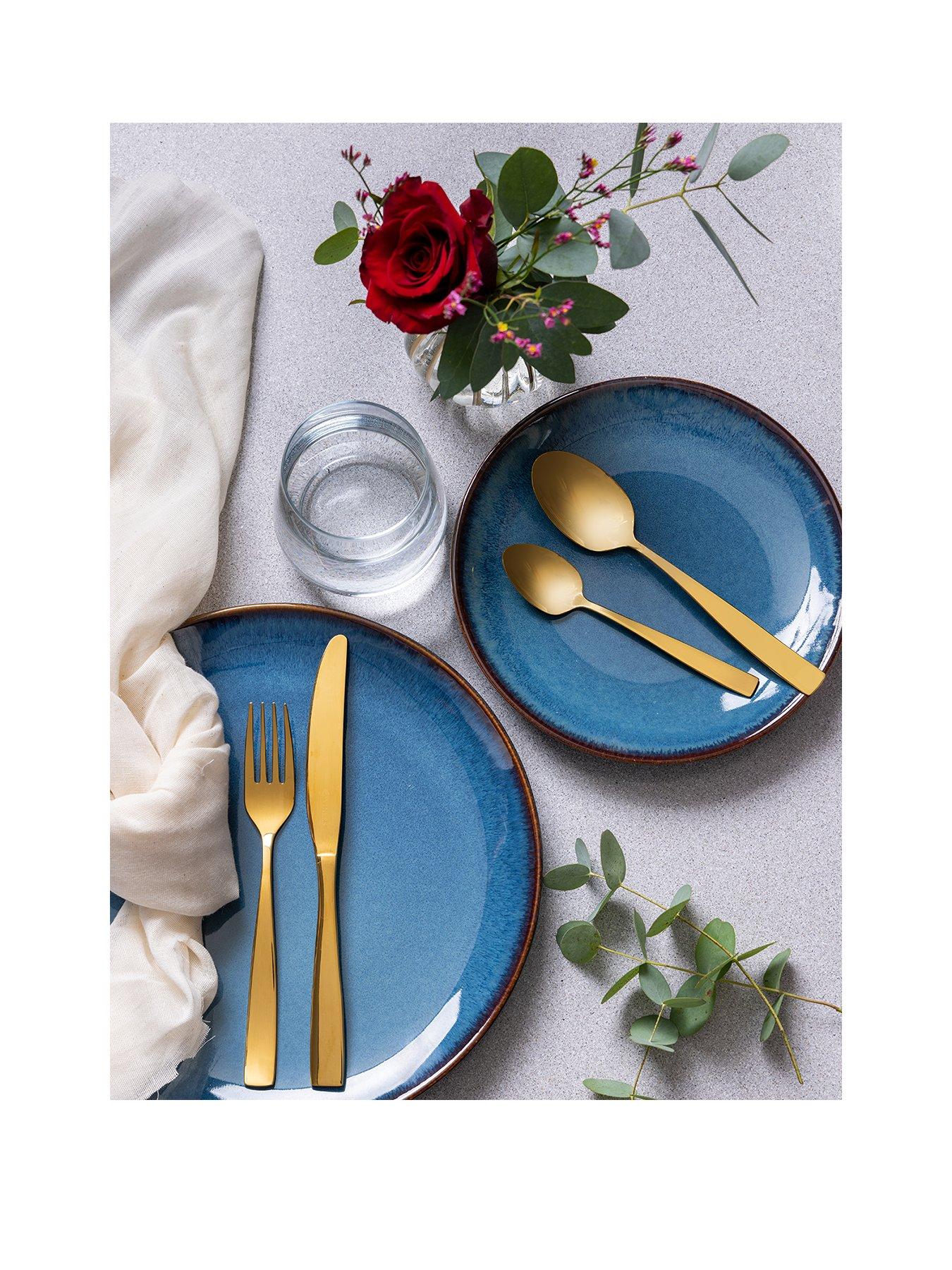 Mason Cash Reactive Set of 4 Side Plates – Blue