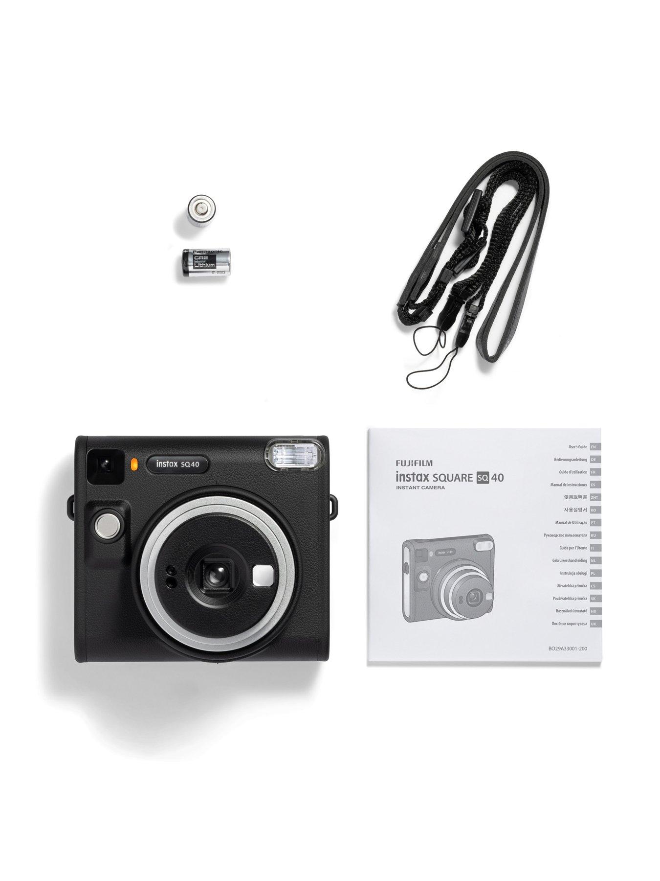 Image 6 of 6 of Fujifilm Instax Fujifilm Instax Square SQ40 Instant Camera with 20 Shot Pack - Black