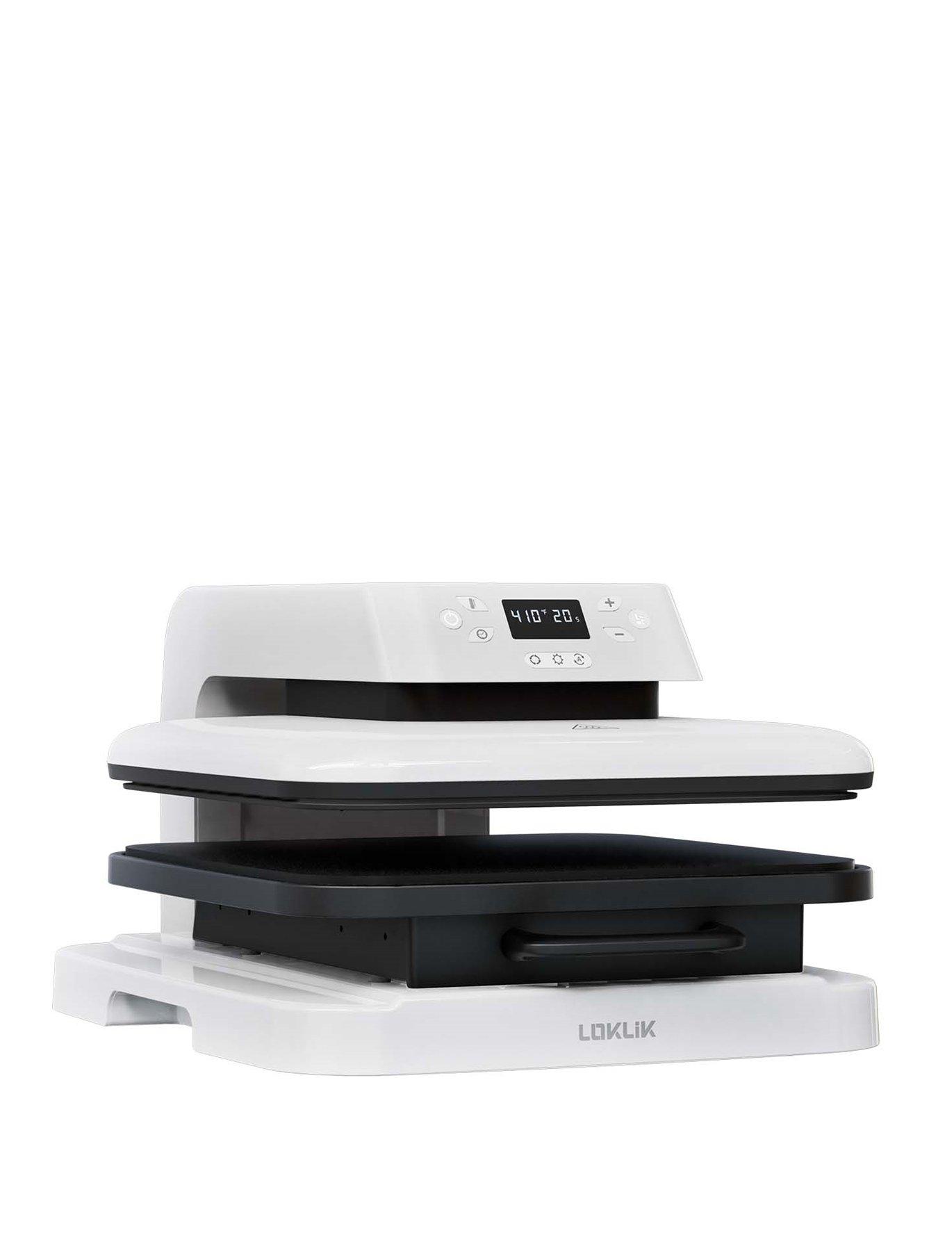 Image of Loklik Auto Heat Press Machine - White
