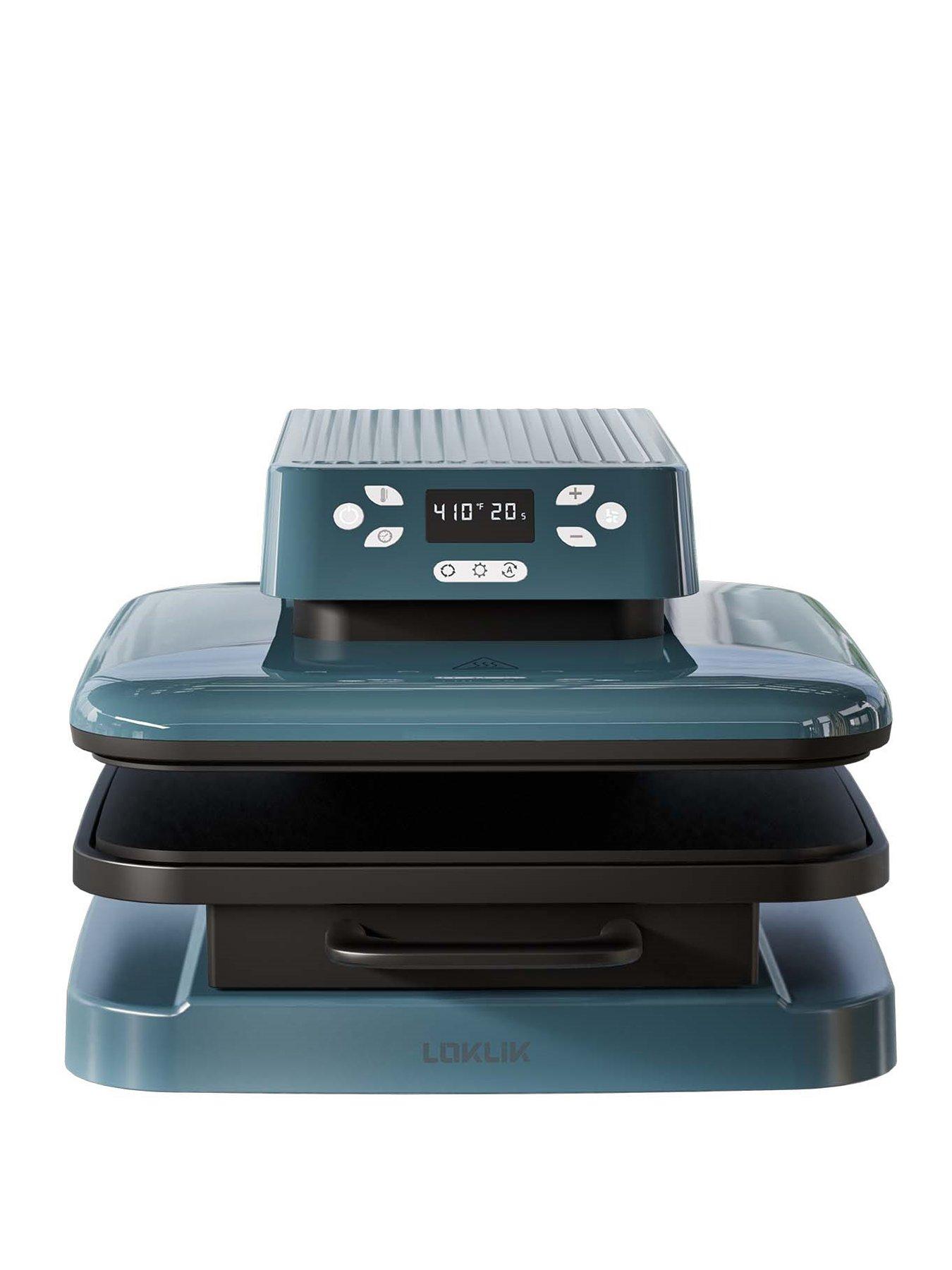 Image 1 of 8 of Loklik Auto Heat Press Machine - Denim Blue
