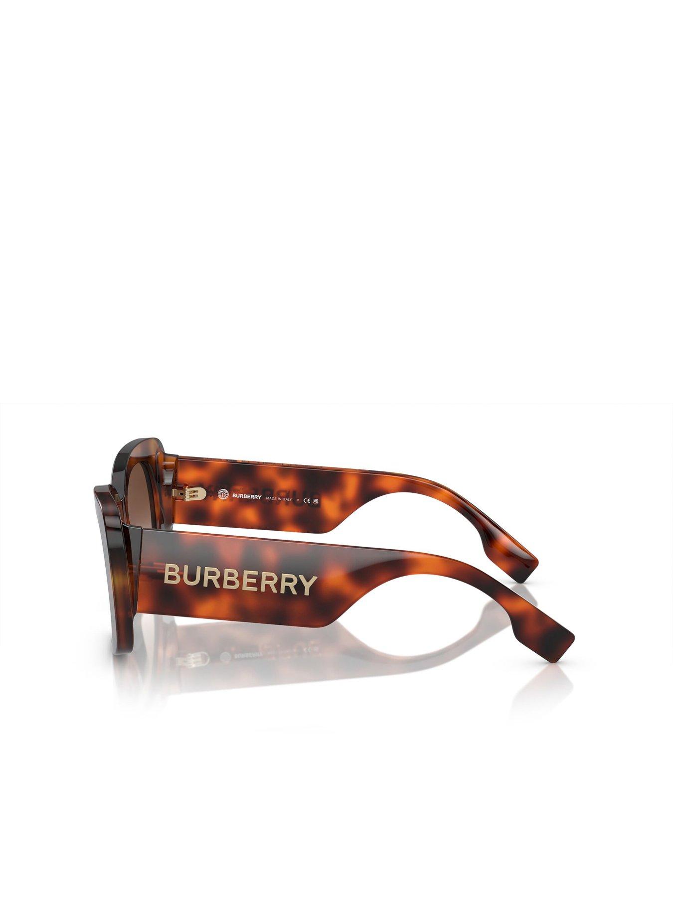 Image 2 of 4 of Burberry Burberry Oversized Sunglasses - Light Havana