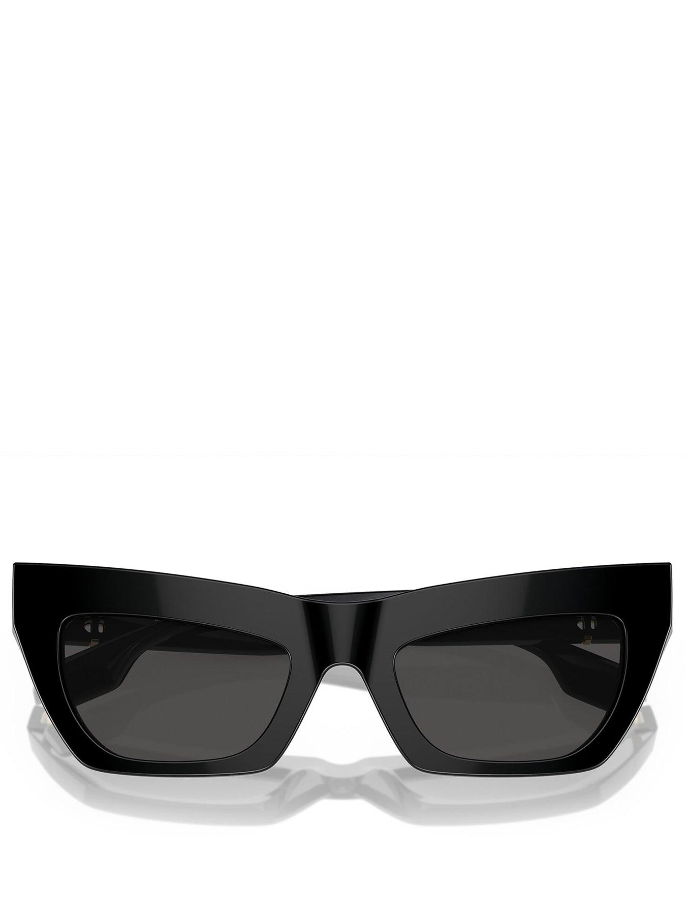 Image 3 of 4 of Burberry Burberry Cat Eye Sunglasses - Black