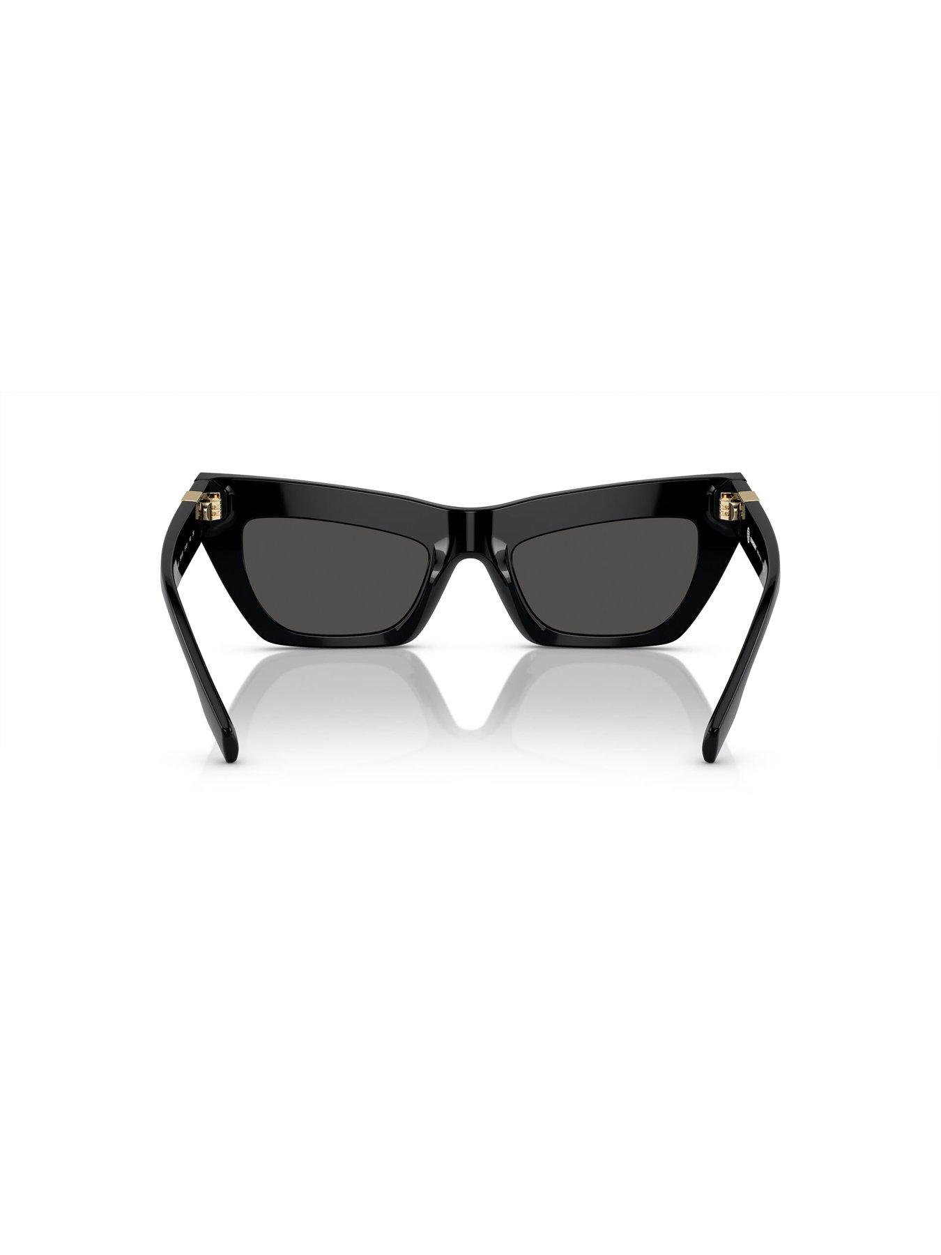 Image 4 of 4 of Burberry Burberry Cat Eye Sunglasses - Black