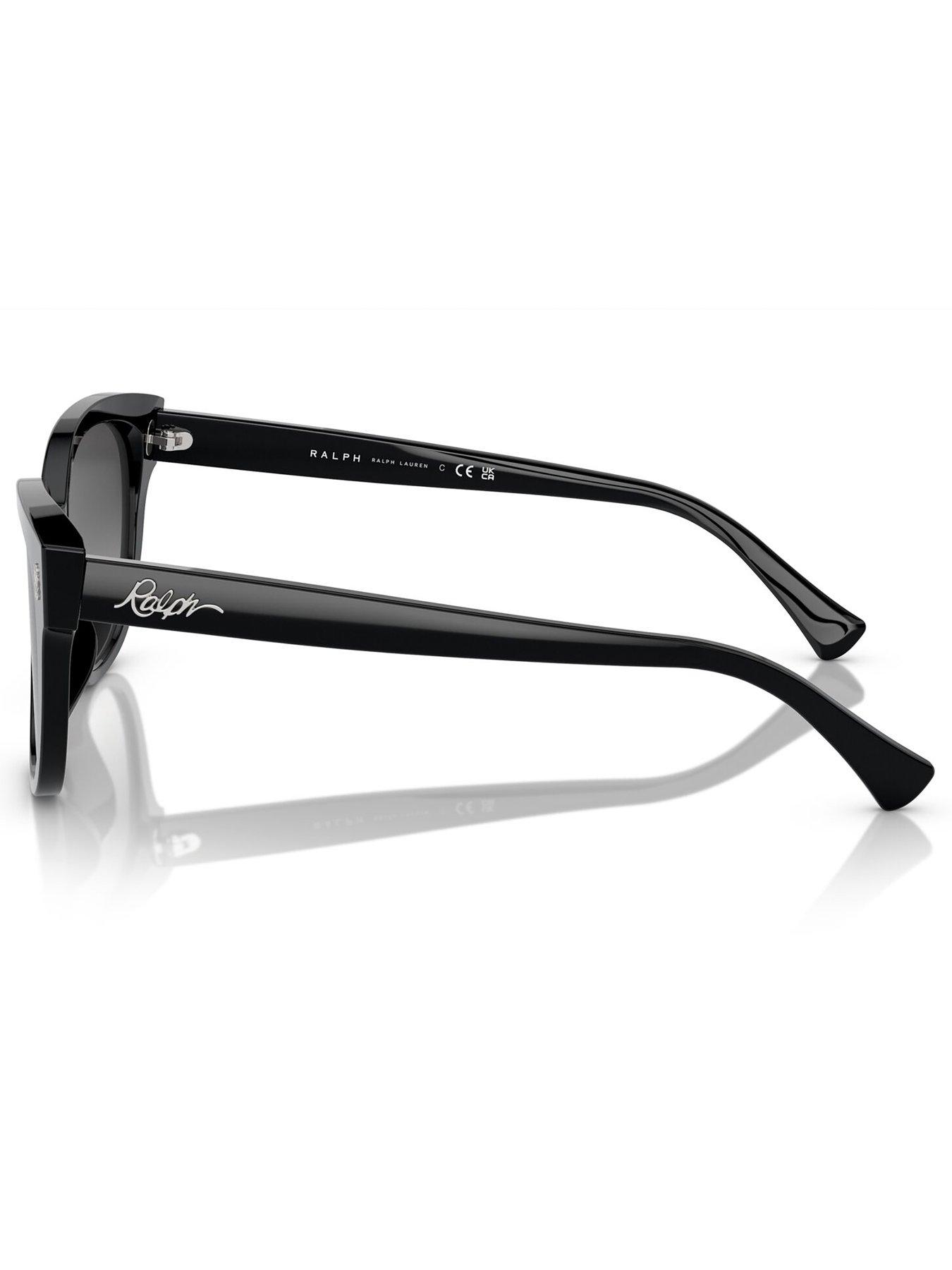 Image 2 of 4 of Ralph Cat Eye Sunglasses - Shiny Black