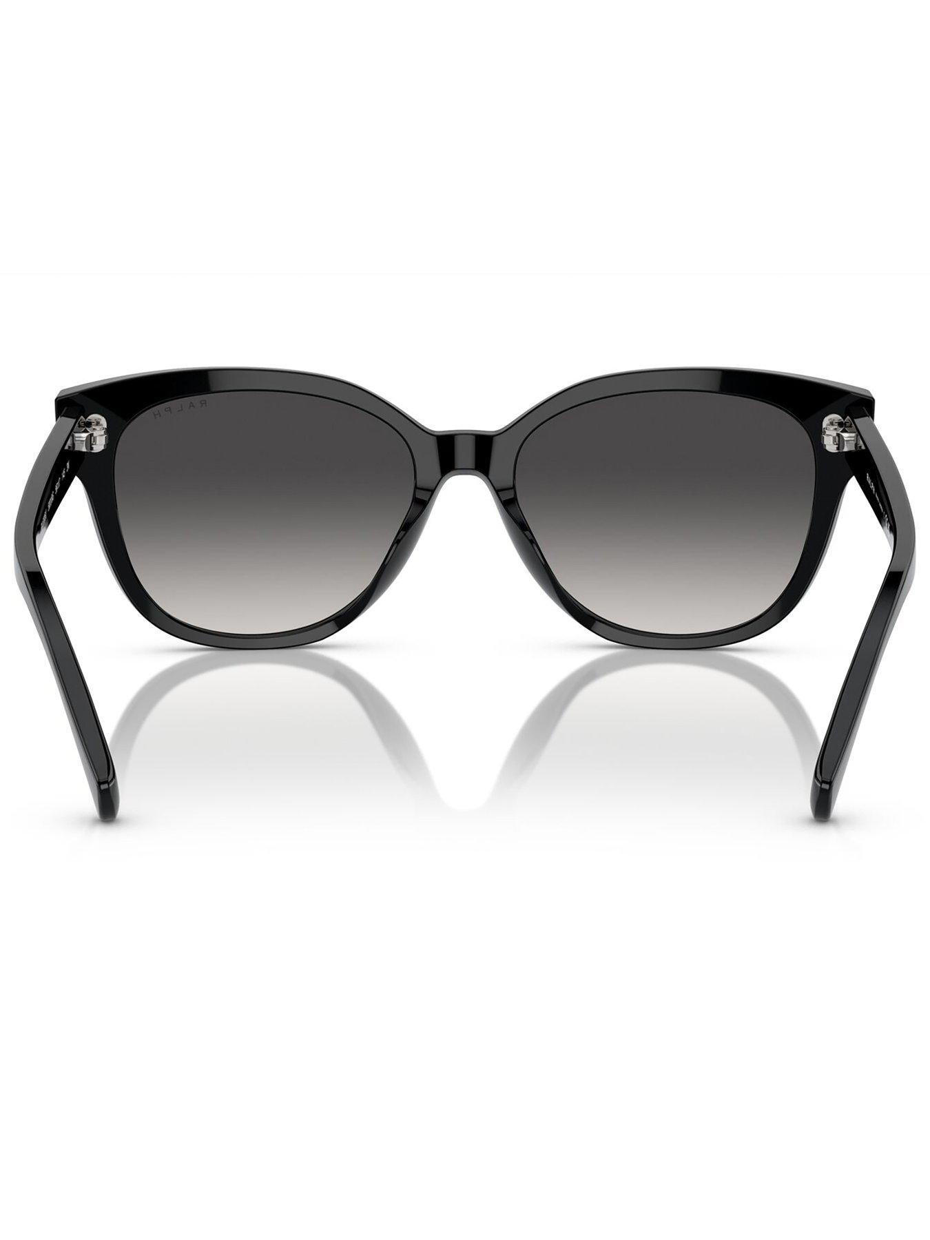 Image 4 of 4 of Ralph Cat Eye Sunglasses - Shiny Black