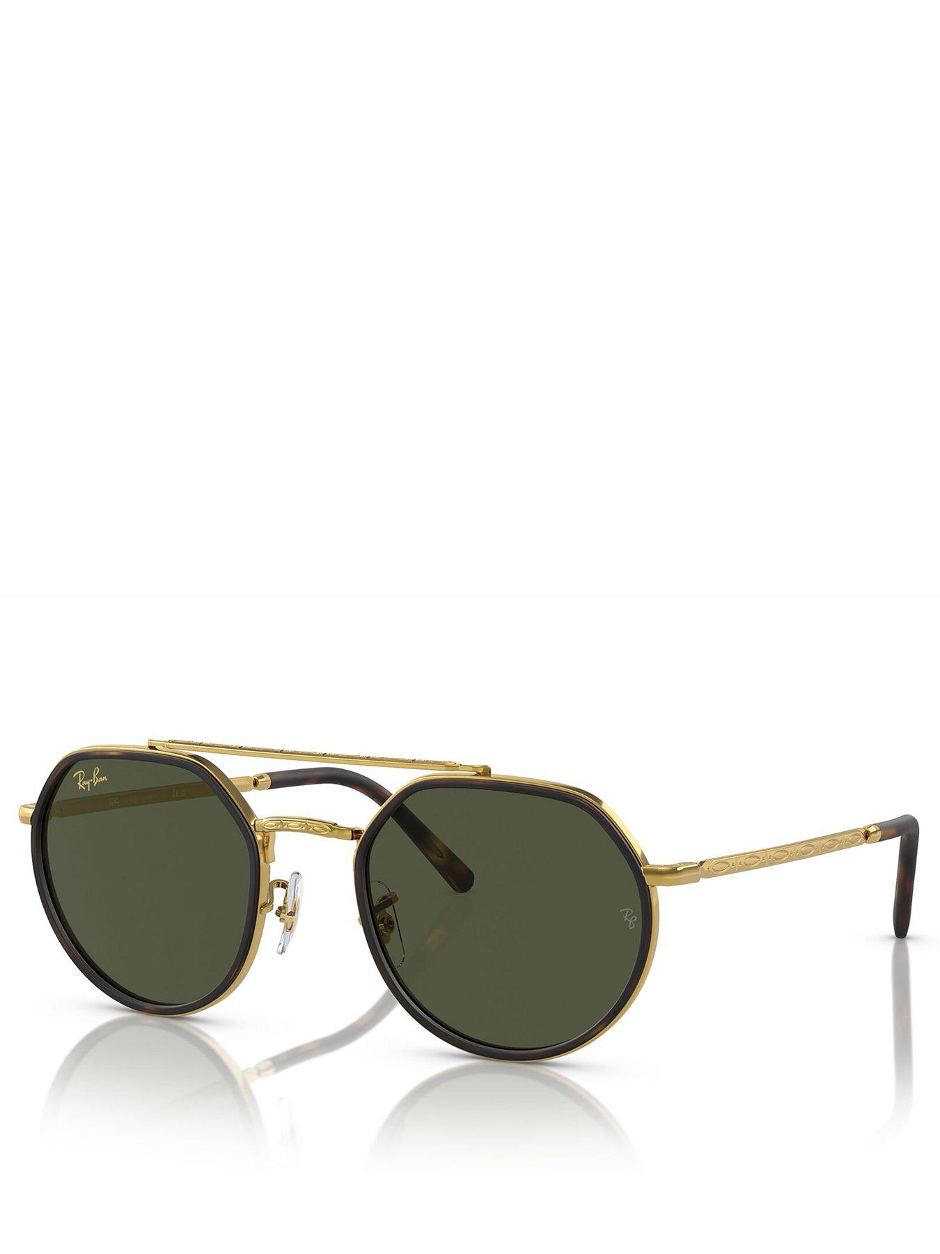 Image 1 of 4 of Ray-Ban Ray Ban Rounded Sunglasses - Legend Gold