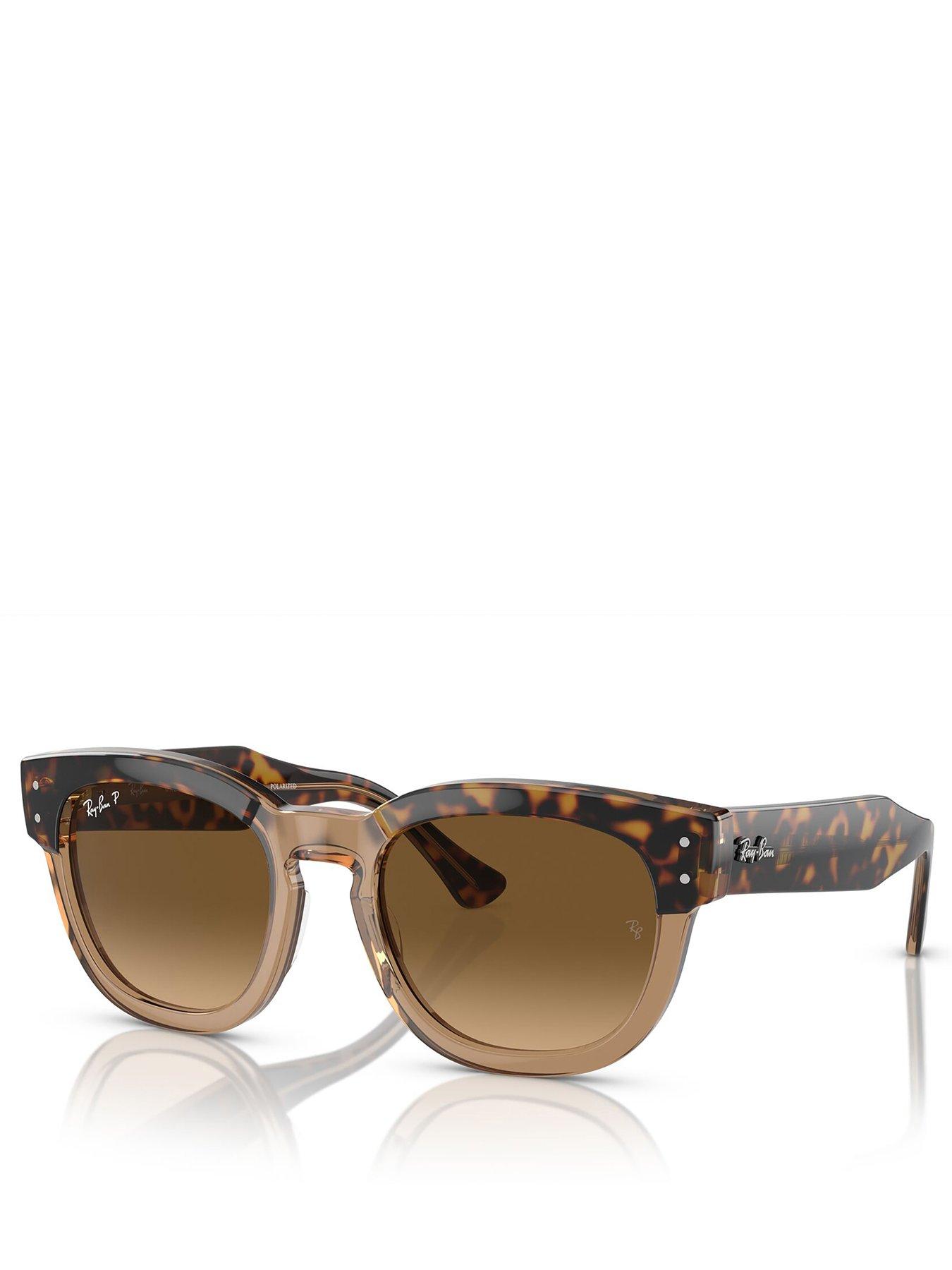 ray-ban-ray-ban-rounded-sunglasses-havana-on-transparent-brownfront