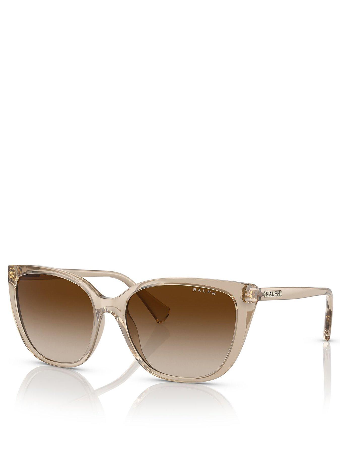 ralph-cat-eye-sunglasses-shiny-transparent-brown