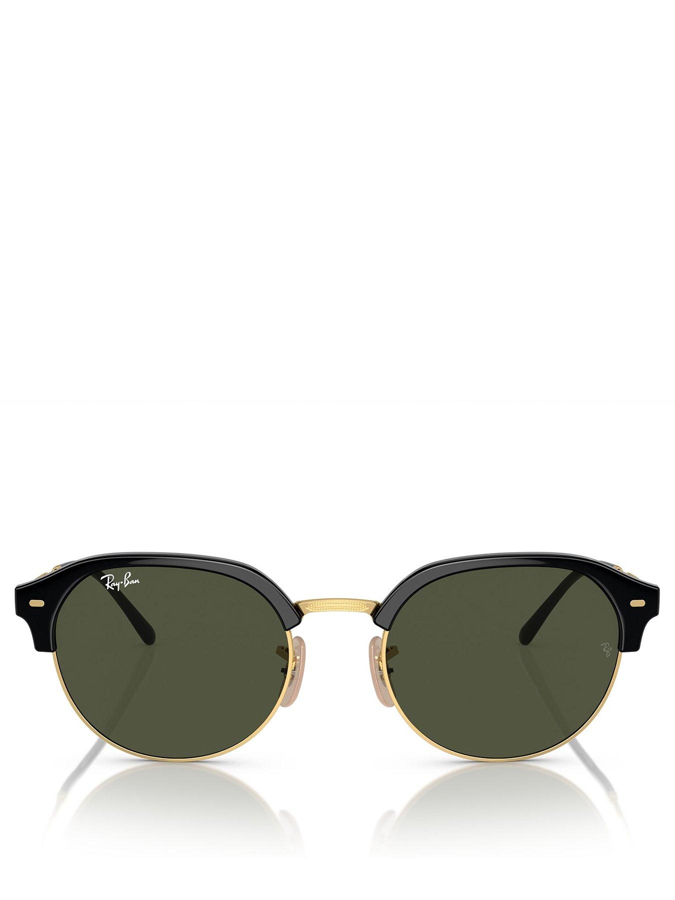 ray-ban-ray-ban-semi-rimless-sunglasses-black-on-aristaoutfit