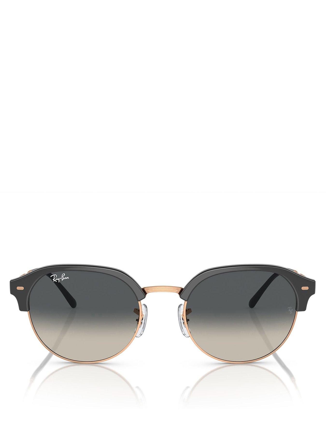 ray-ban-ray-ban-semi-rimless-sunglasses-dark-gray-on-rose-goldoutfit