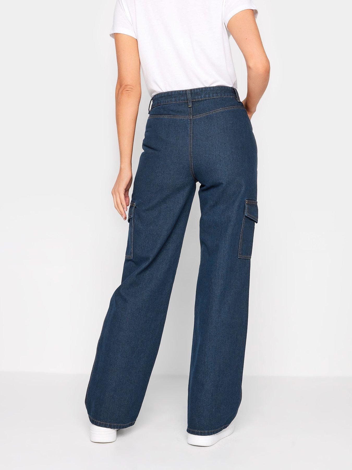 long-tall-sally-dark-wash-blue-utility-trouserstillFront