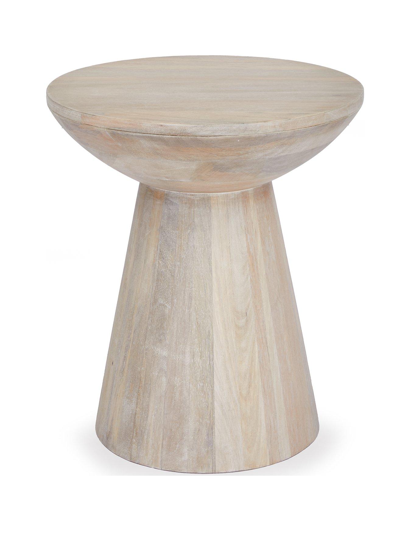 Image 2 of 6 of The Very Collection Drum Side Table - Natural - FSC&reg; Certified