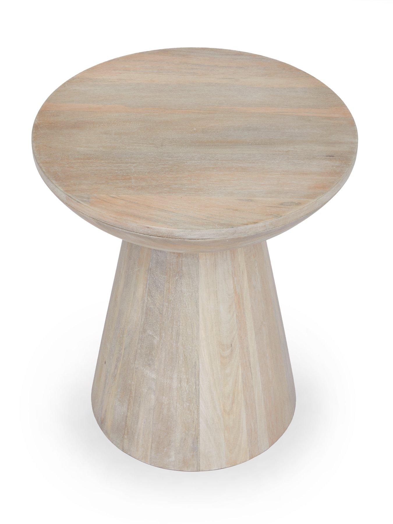 Image 3 of 6 of The Very Collection Drum Side Table - Natural - FSC&reg; Certified