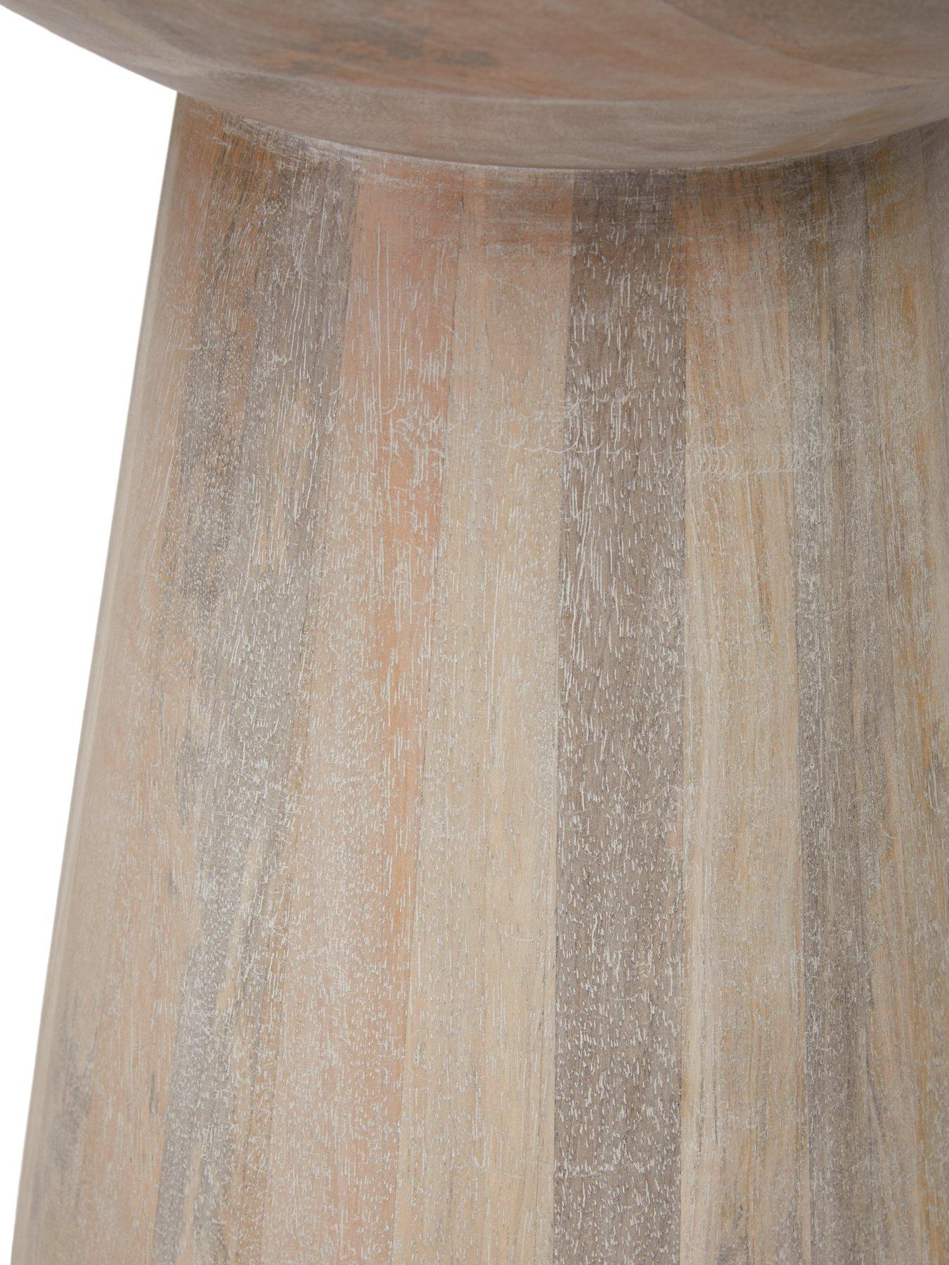 Image 4 of 6 of The Very Collection Drum Side Table - Natural - FSC&reg; Certified