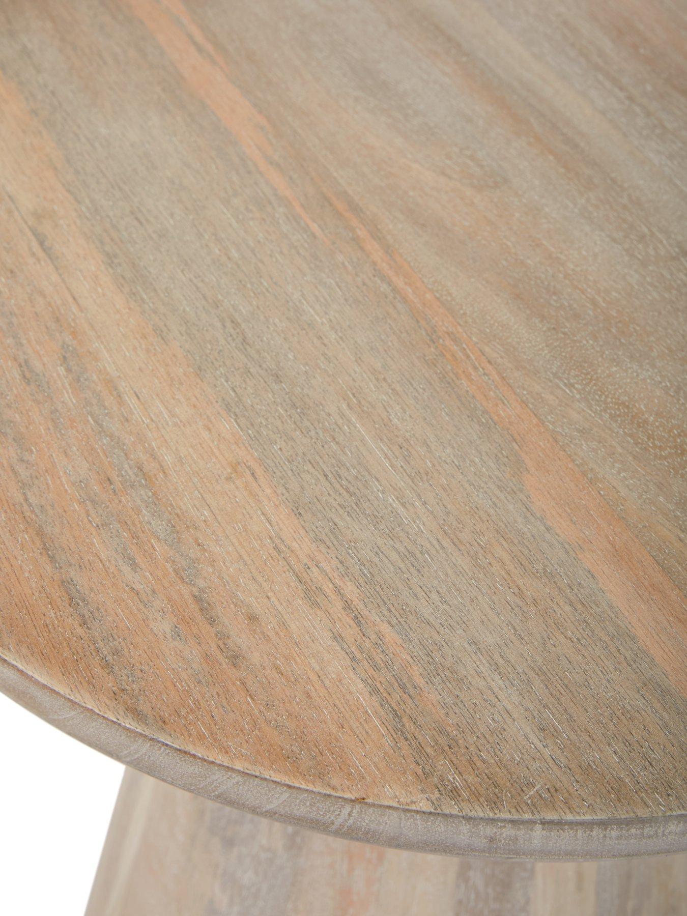 Image 5 of 6 of The Very Collection Drum Side Table - Natural - FSC&reg; Certified