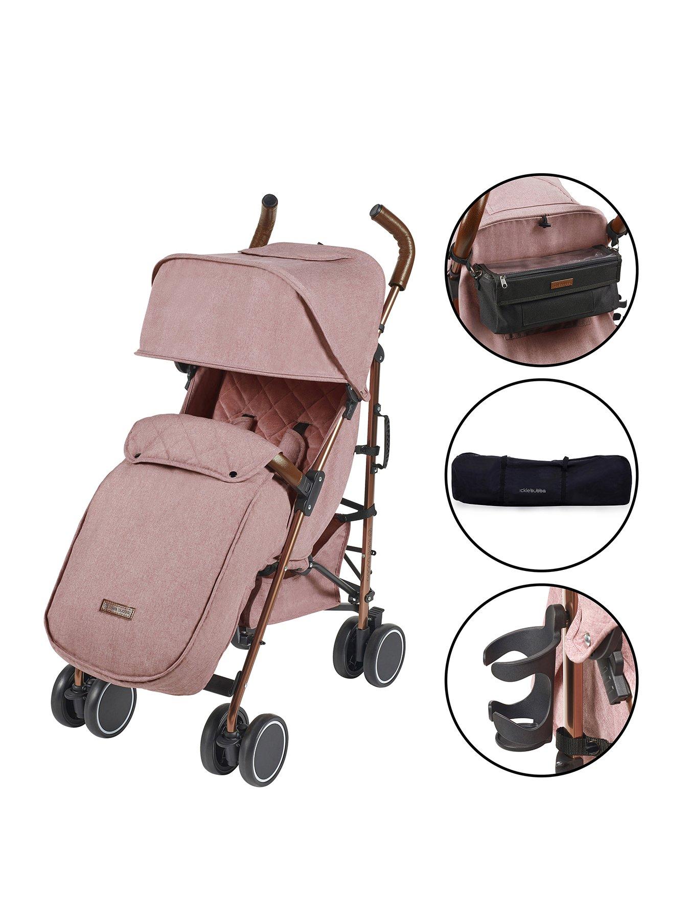 ickle-bubba-discovery-prime-stroller-dusty-pink