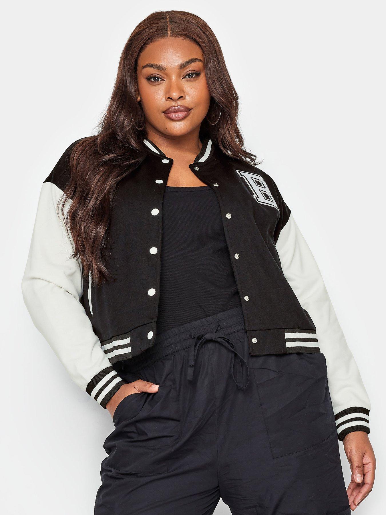 yours-sweat-bomber-jacket-cropped-blackfront