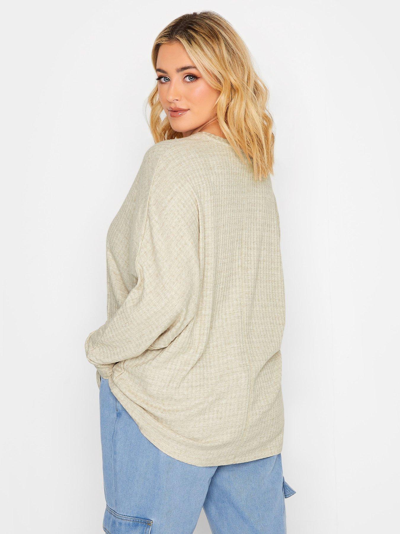 yours-yours-soft-touch-ribbed-top-ivorystillFront