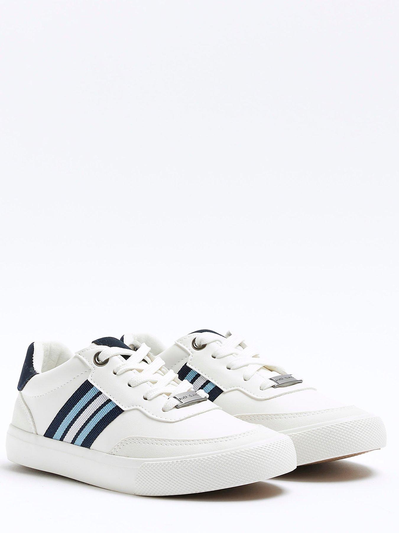 River island navy on sale trainers