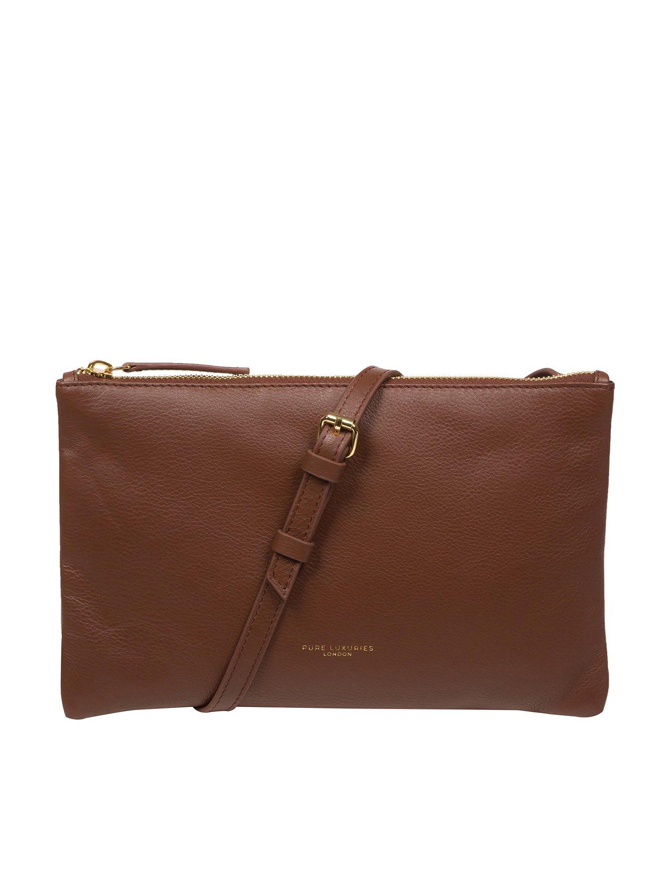 Pure Luxuries London Anya Black Nappa Leather Cross Body Bag Very Ireland