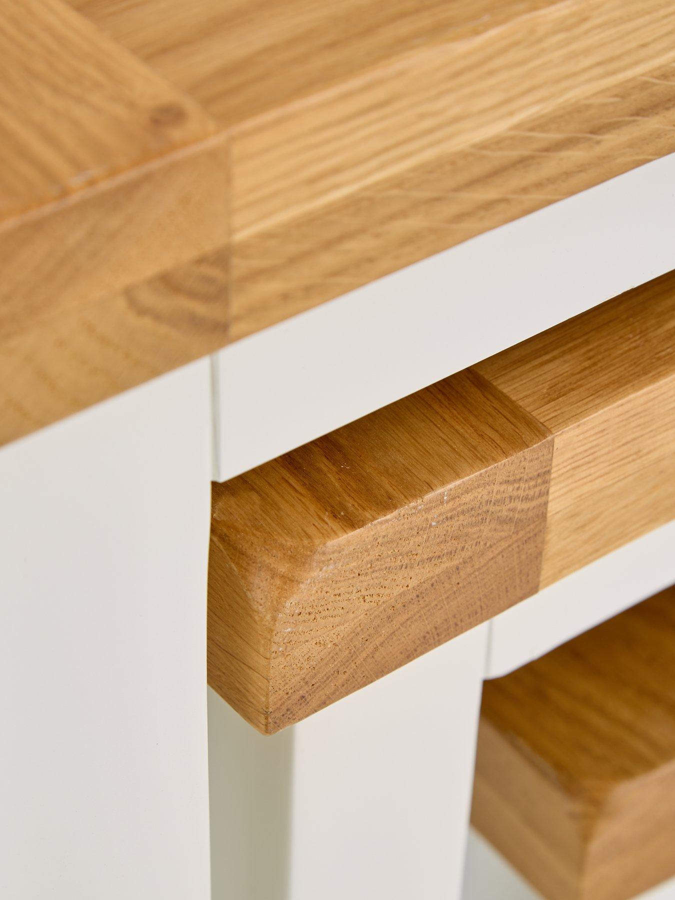 Image 6 of 6 of The Very Collection Hamilton Ready Assembled Nest of&nbsp;3&nbsp;Tables - contains Solid Wood