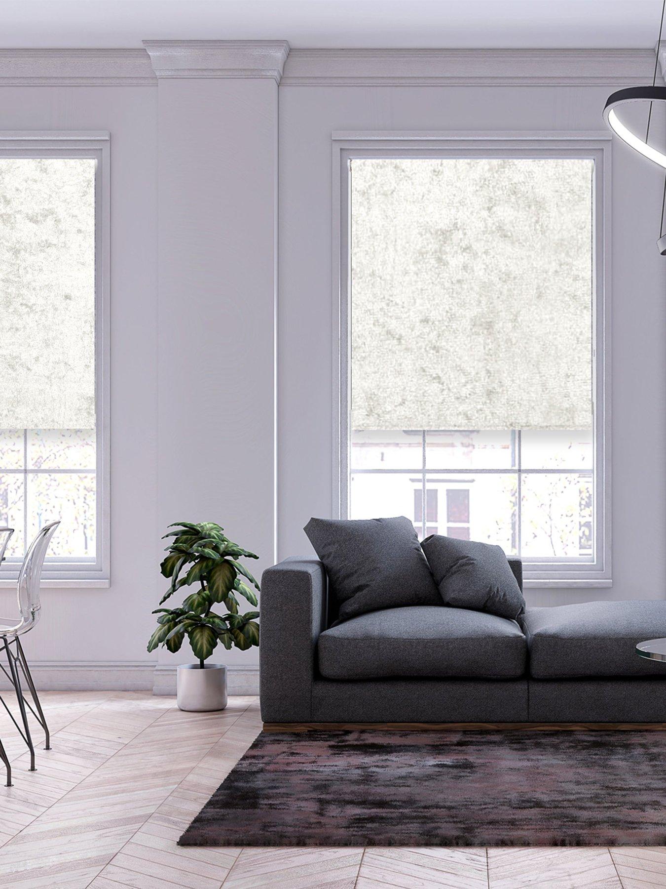 undefined Luxe Crushed Velvet Roller Blinds