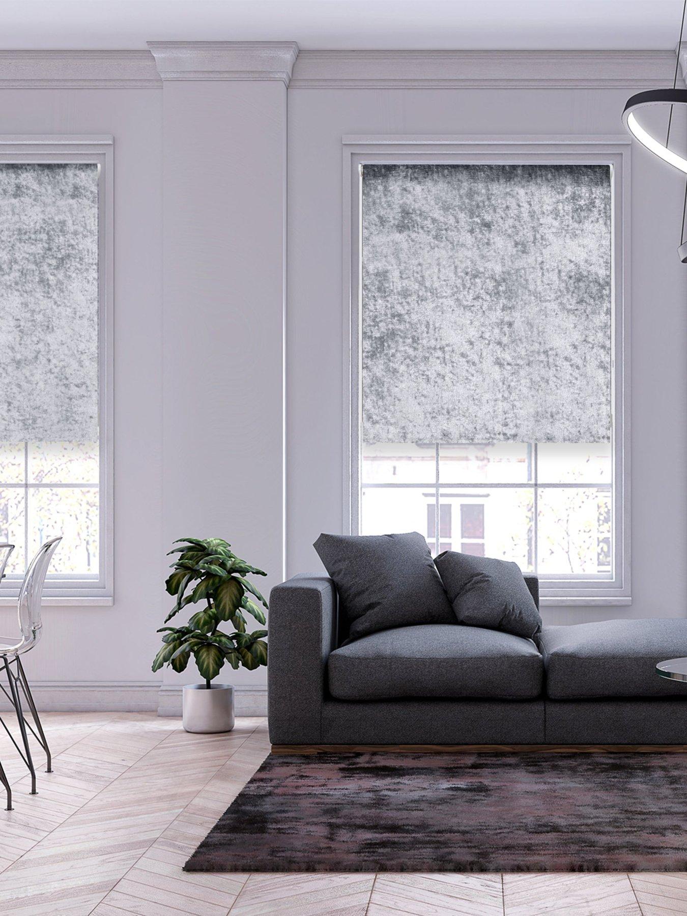 undefined Luxe Crushed Velvet Roller Blinds