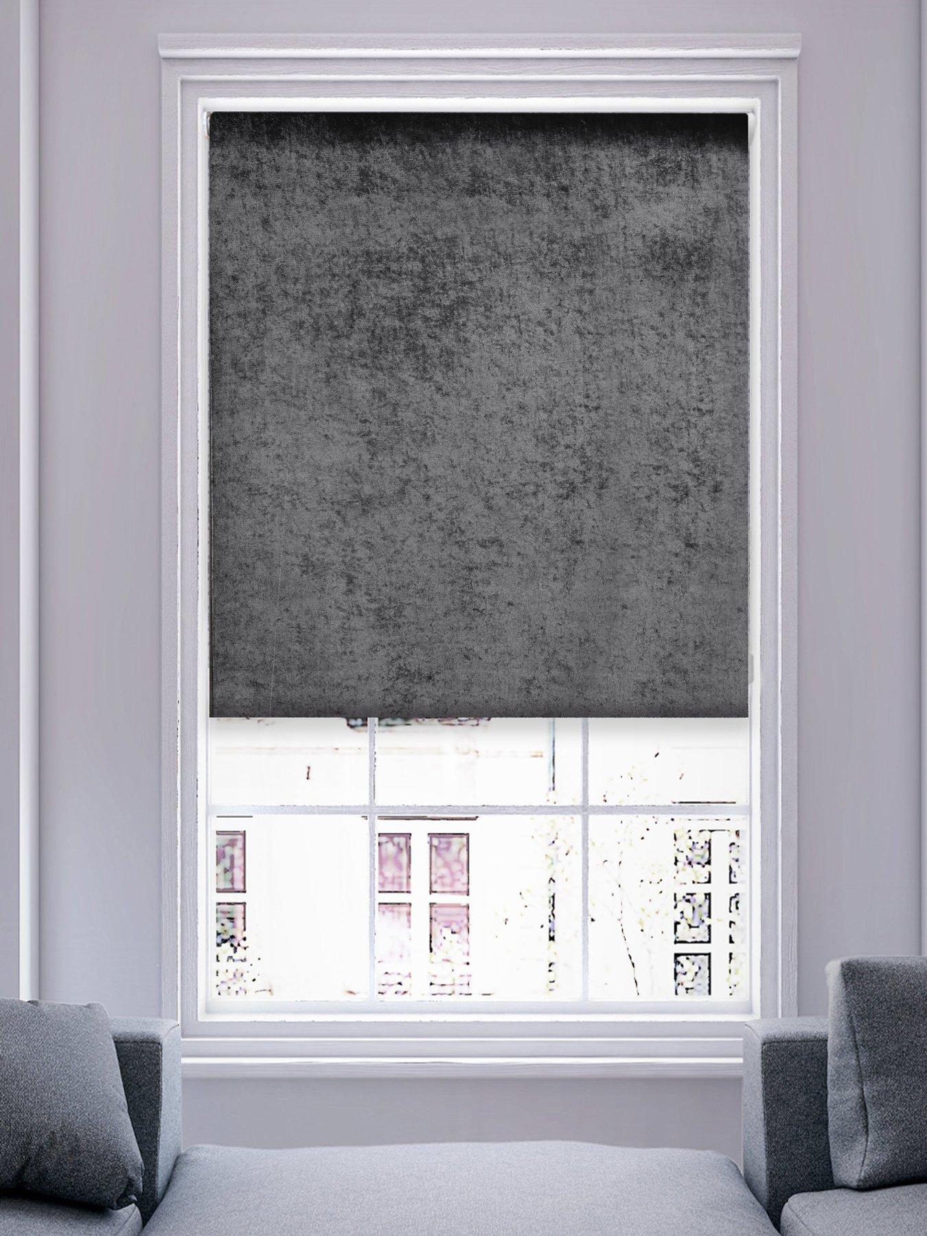 undefined Luxe Crushed Velvet Roller Blinds