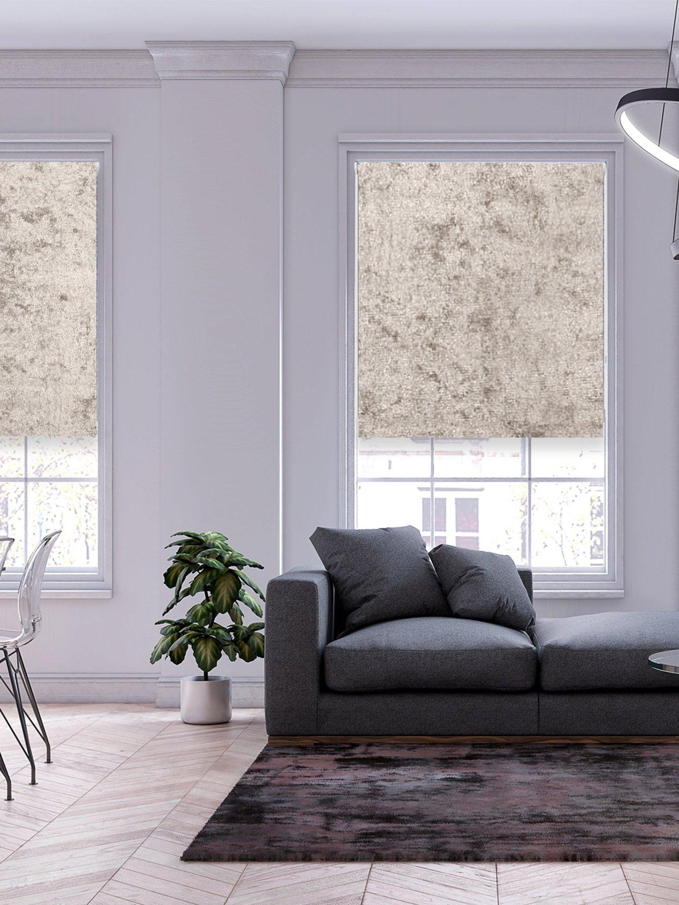 undefined Luxe Crushed Velvet Roller Blinds