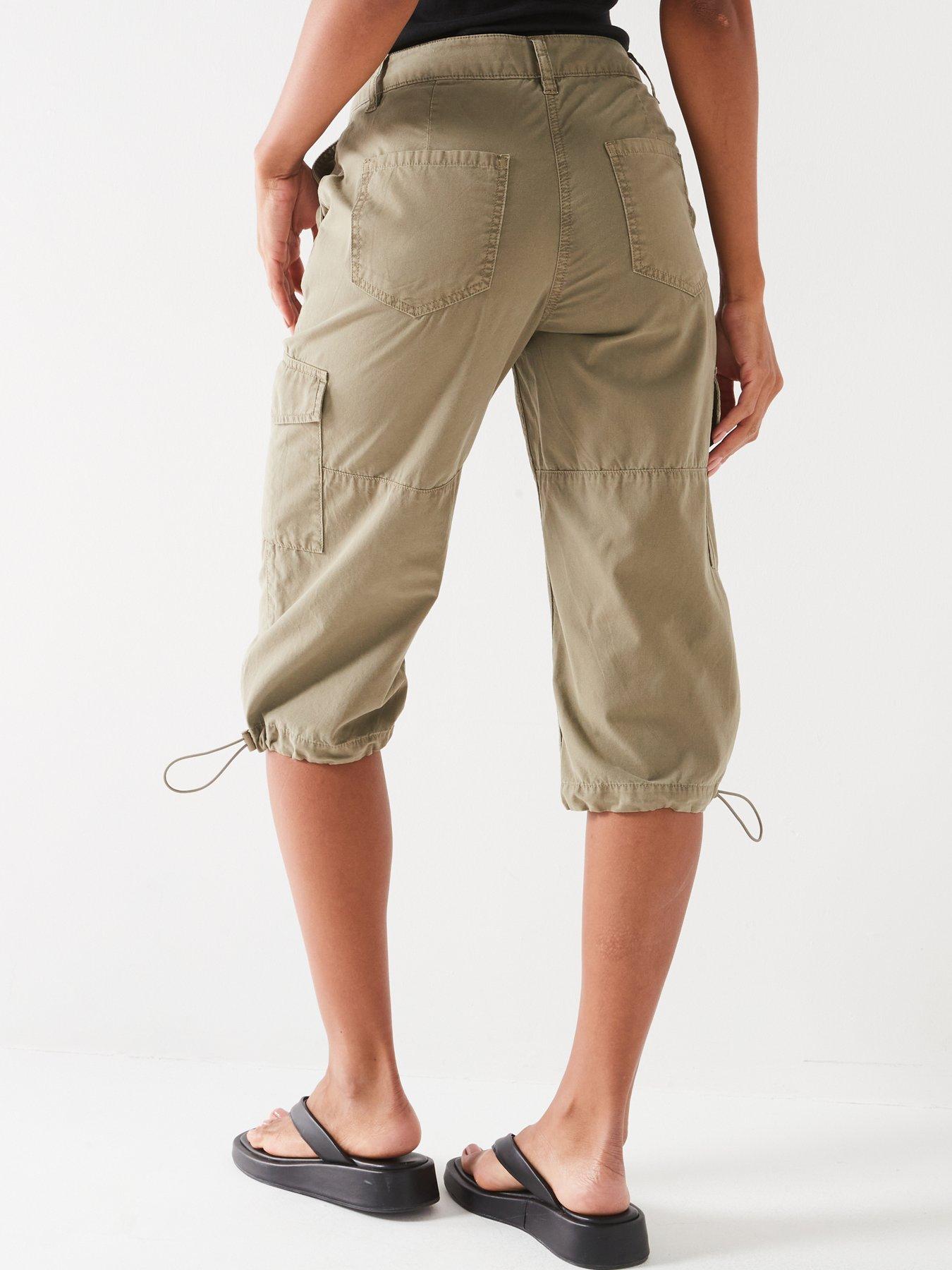 v-by-very-poplin-cargo-longline-shorts-khakistillFront