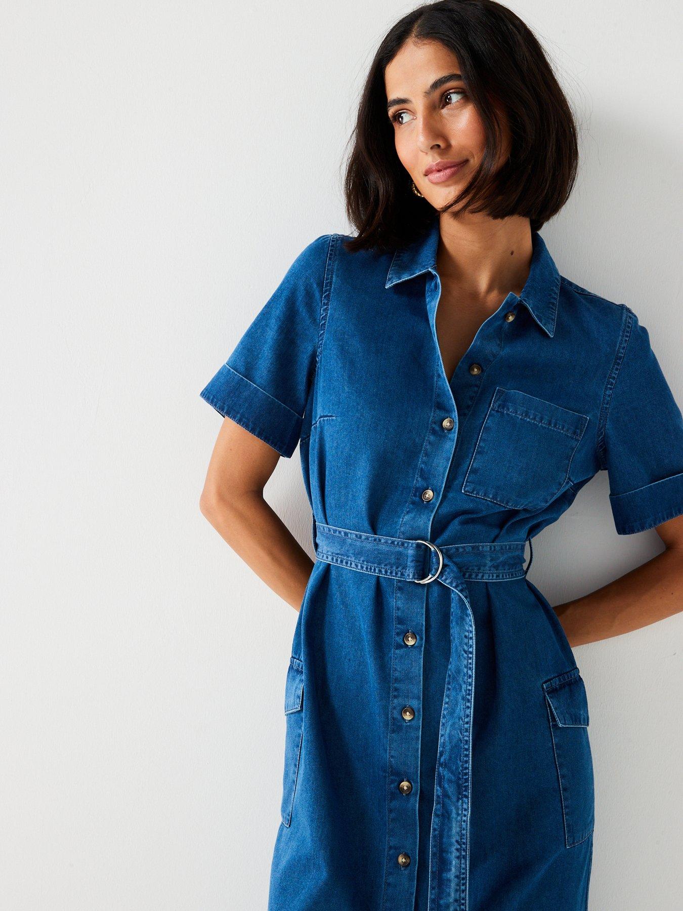 v-by-very-denim-midi-shirt-dress-blueoutfit