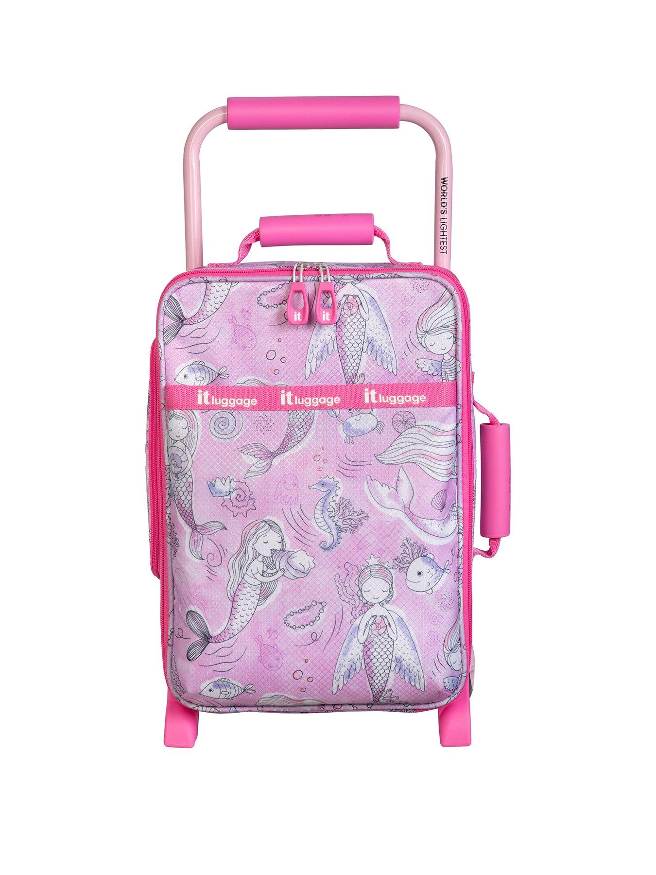 New 20"22"24"26"carry-on Suitcase Vs Handbag Girl And  Kids Pink Purple Lovely Luggage Travel Bag Children's Trolley Suitcases