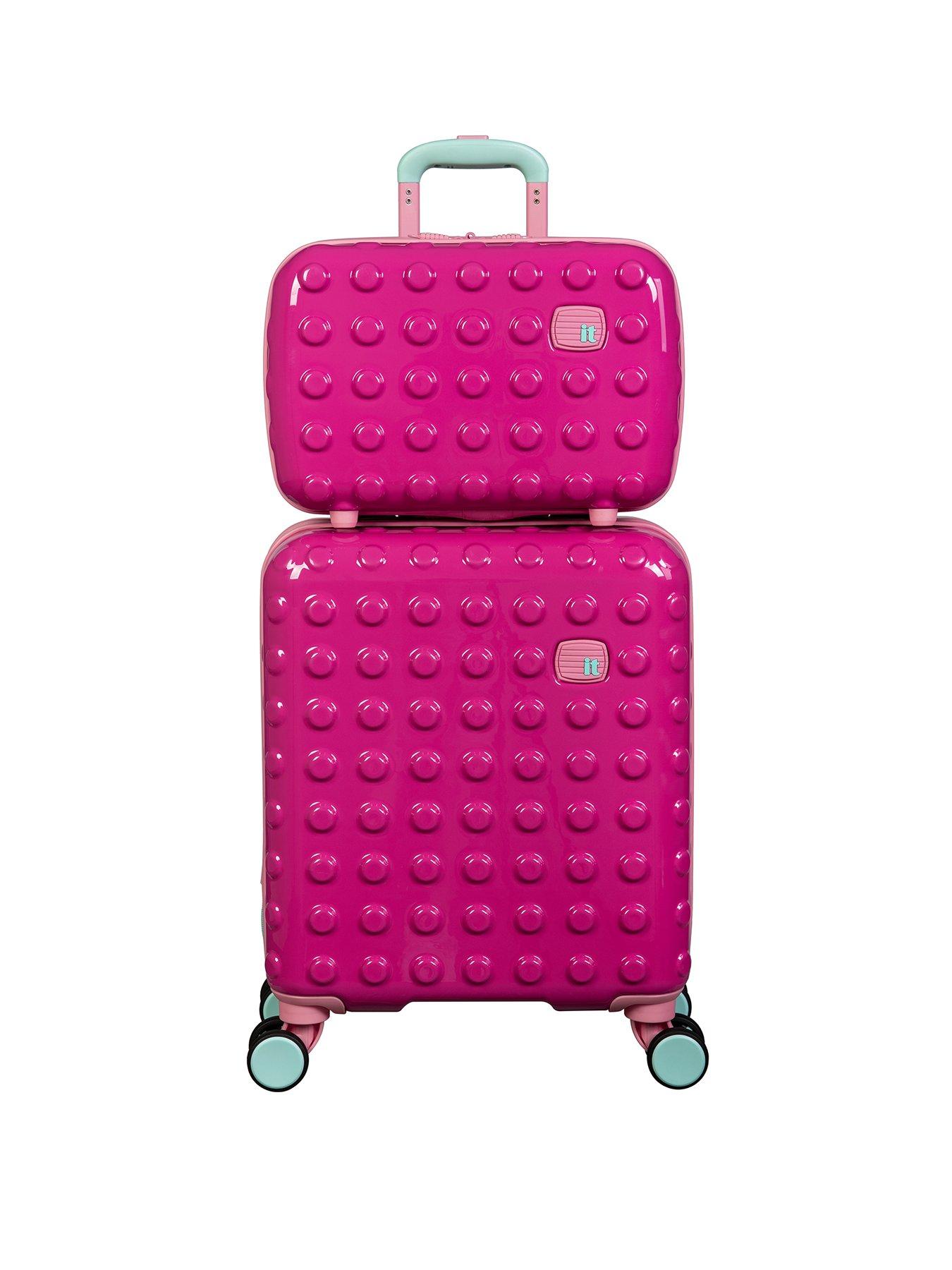 it-luggage-bobble-bloc-raspberry-rose-kiddies-suitcase-set