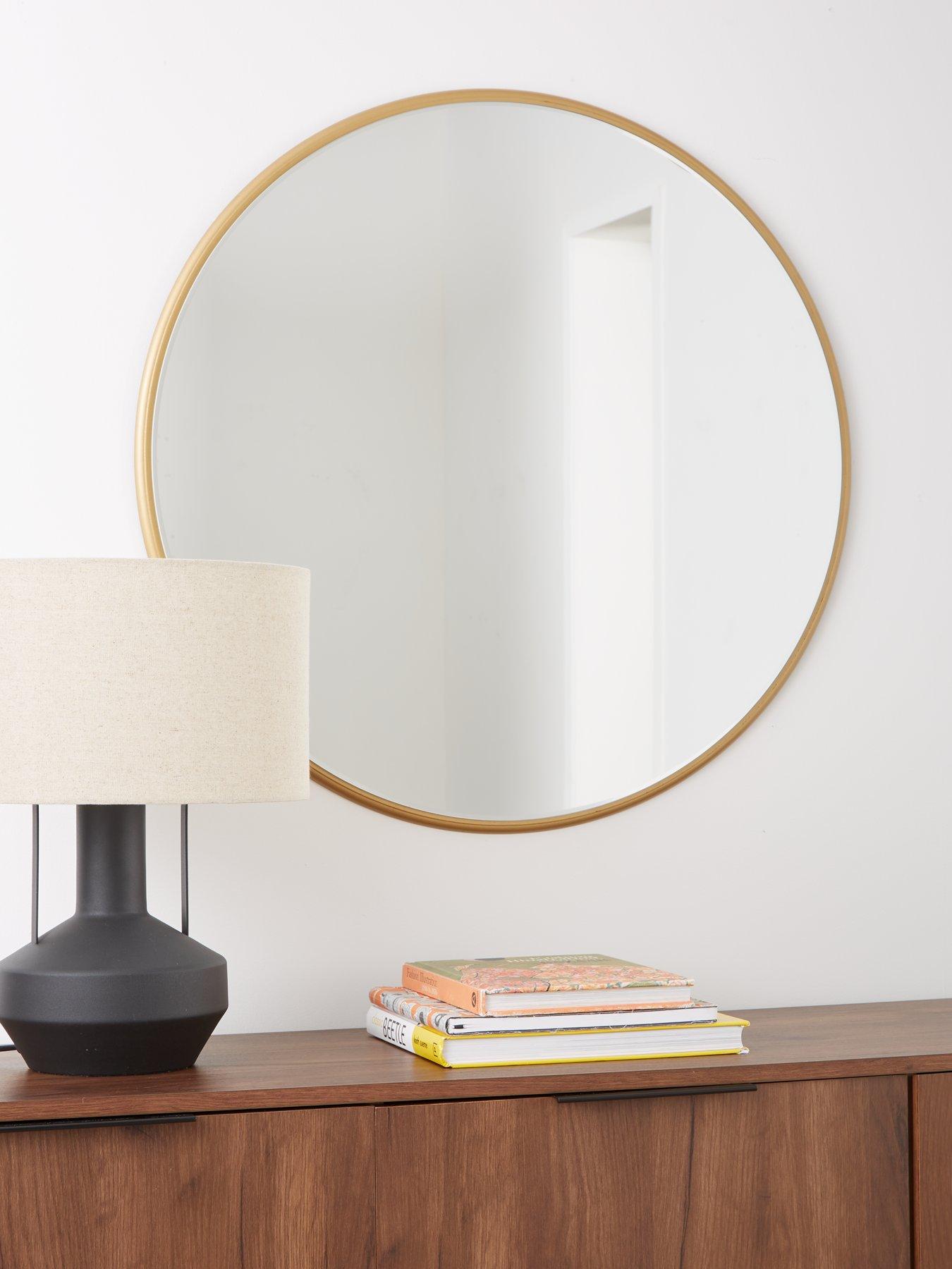 Very Home Abano Large Mirror - Gold 75cm