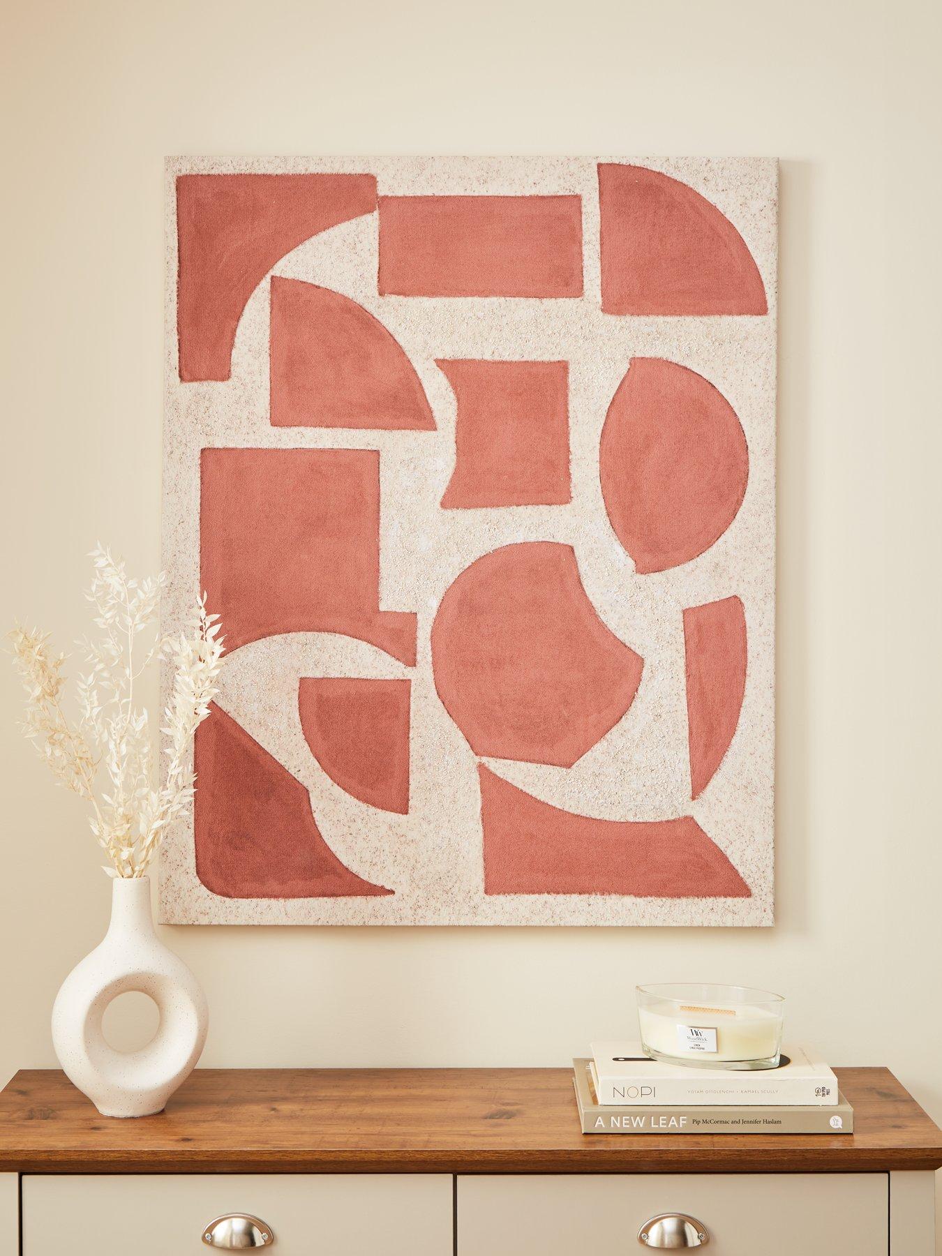undefined Abstract Printed Canvas with Hand touch 80x100cm