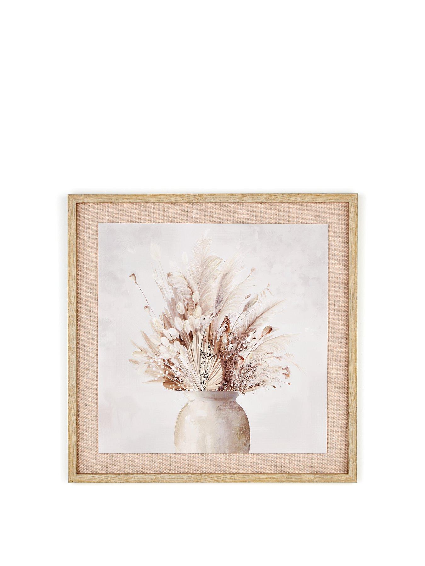 very-home-dried-botanicals-in-vase-framed-printed-canvasnbspstillFront