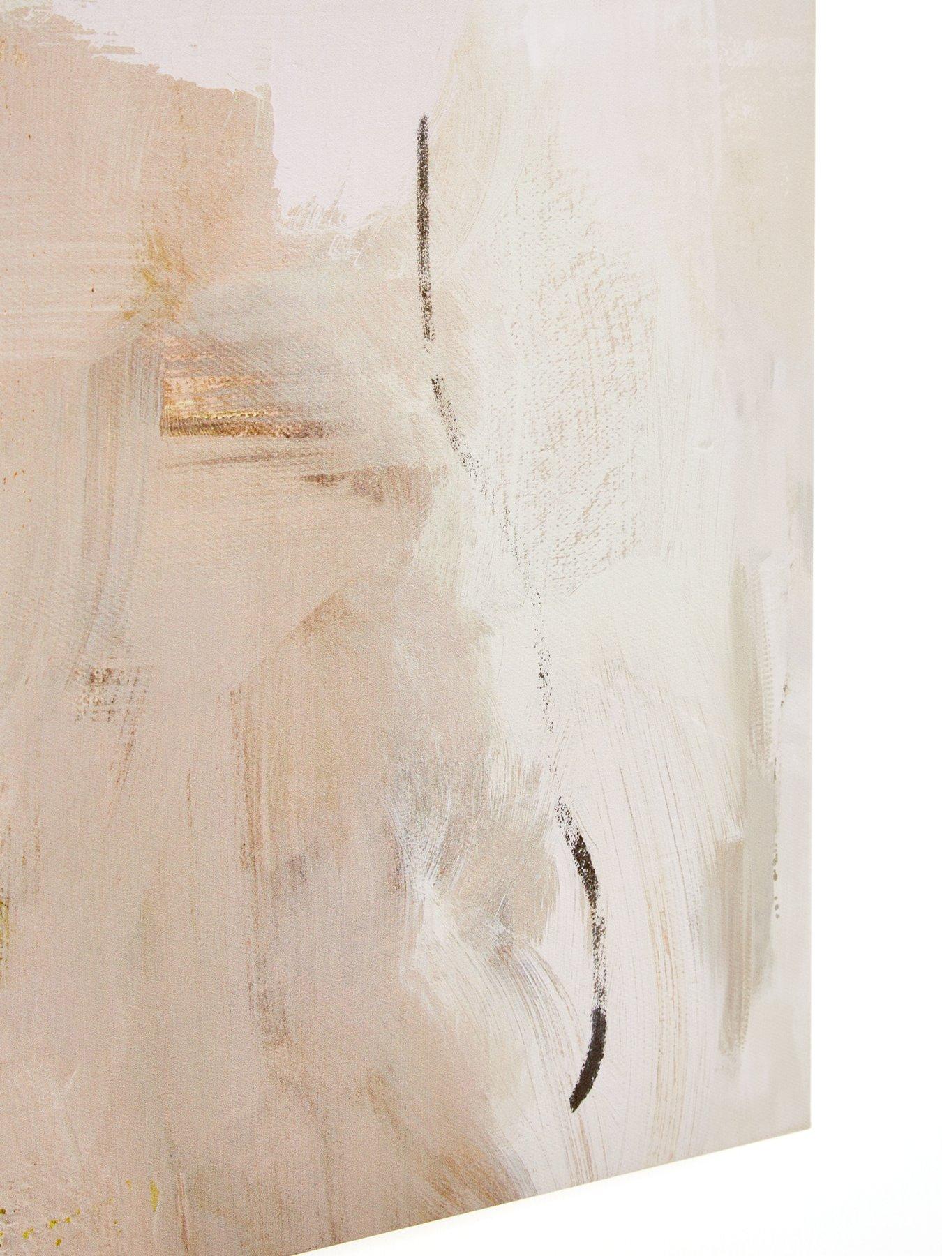 Image 6 of 6 of The Very Collection Abstract Hand Paint/Gold Leaf Canvas 80x100cm - FSC&reg; Certified
