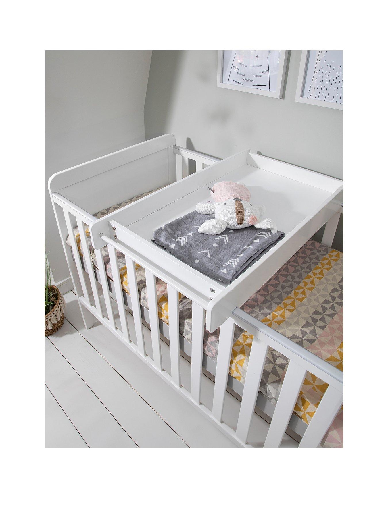 tutti-bambini-rio-5-piece-furniture-set-white-cot-bed-cot-top-changer-sprung-mattress-chest-changer-wardrobestillFront