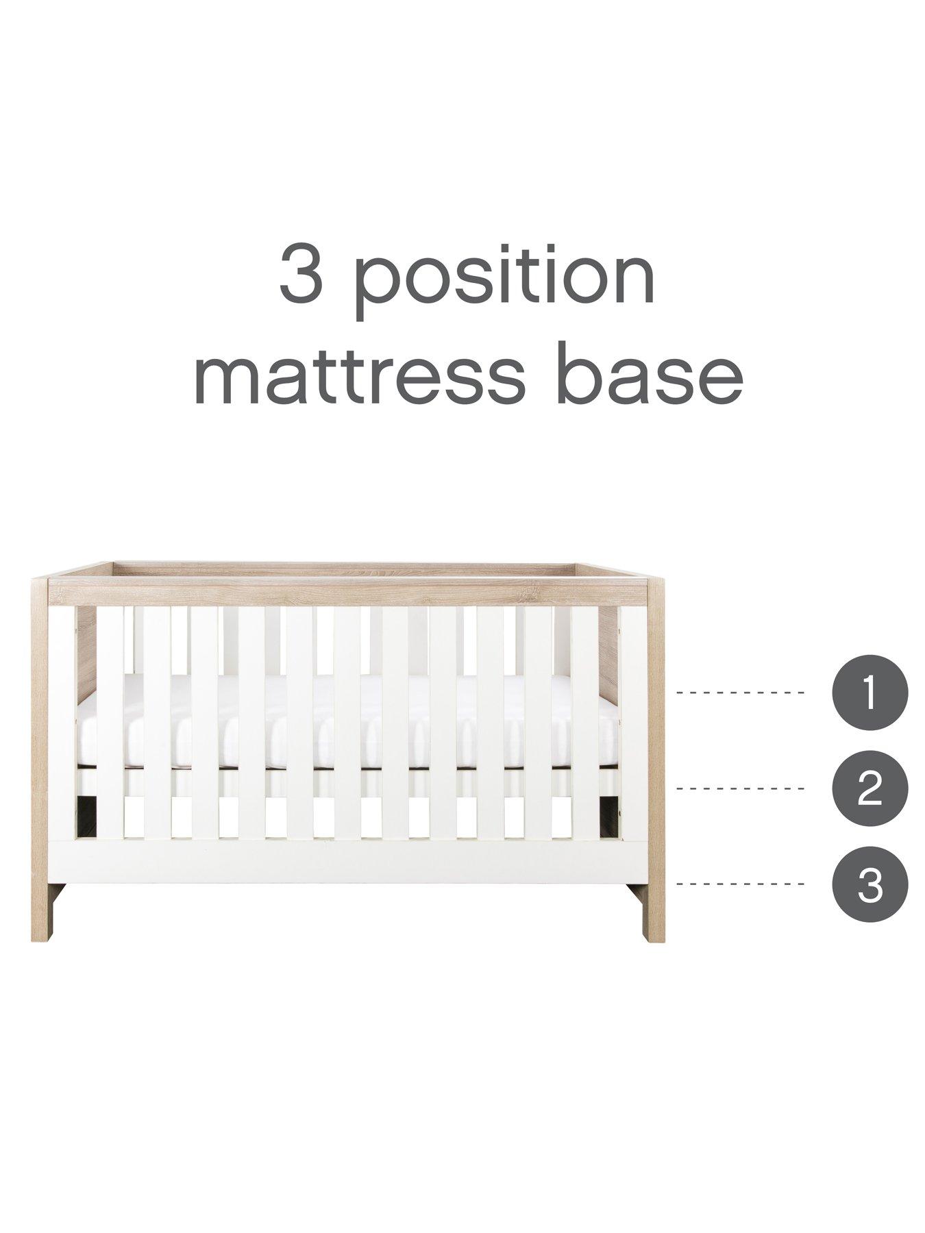 tutti-bambini-modena-4-piece-furniture-set--whiteoak-cot-bed-sprung-mattress-chest-changer-wardrobedetail