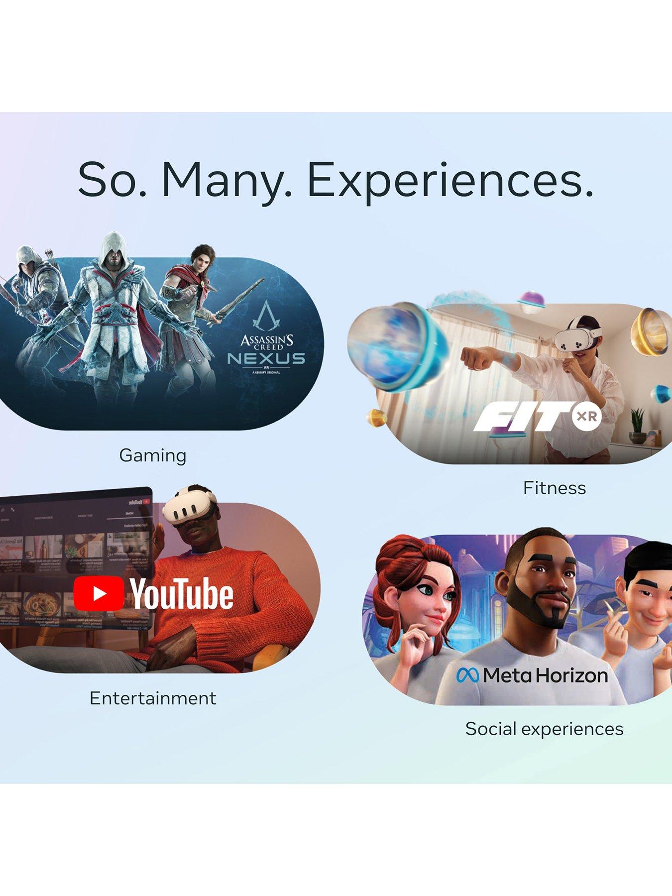 Image 4 of 7 of Meta Quest 3 512GB&nbsp;-&nbsp;Ultimate mixed reality experiences -&nbsp;All-in-One headset with controllers, 4K resolution + Infinite display
