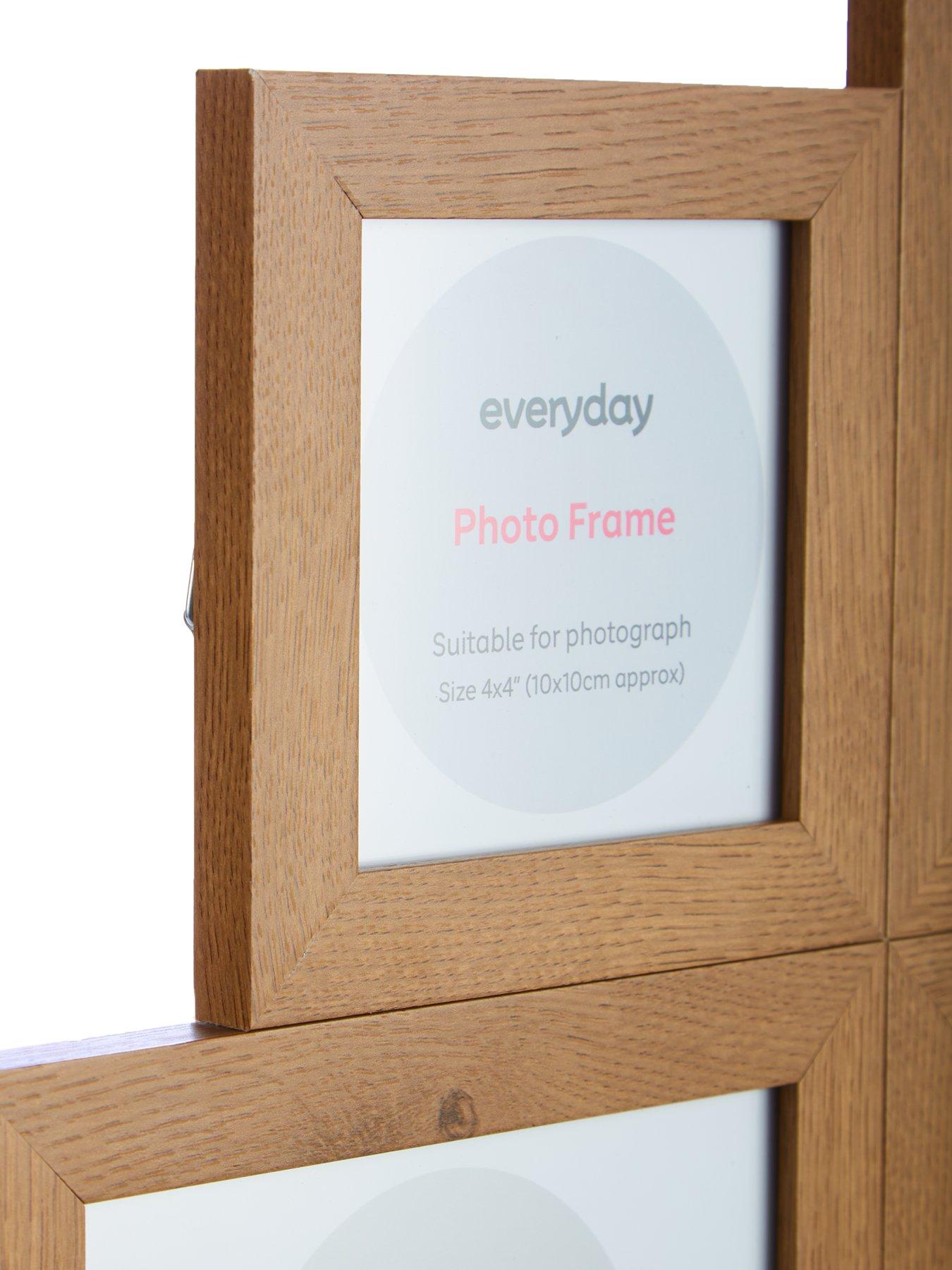 Image 4 of 4 of The Very Collection 9 Photo Cluster Gallery Frame - Natural 49x49cm