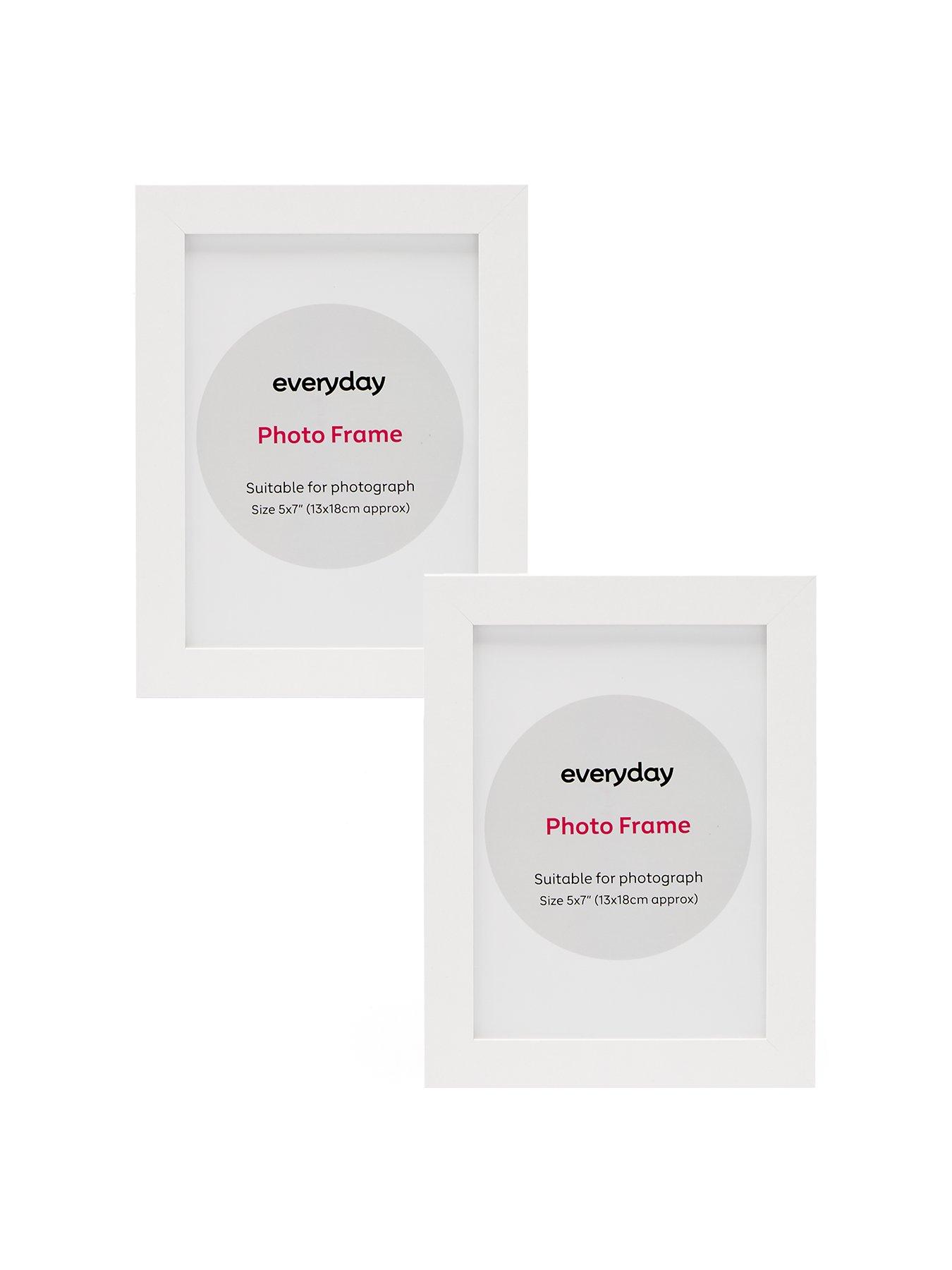 everyday-set-of-2-photo-frames-5-x-7-inch-whitestillFront